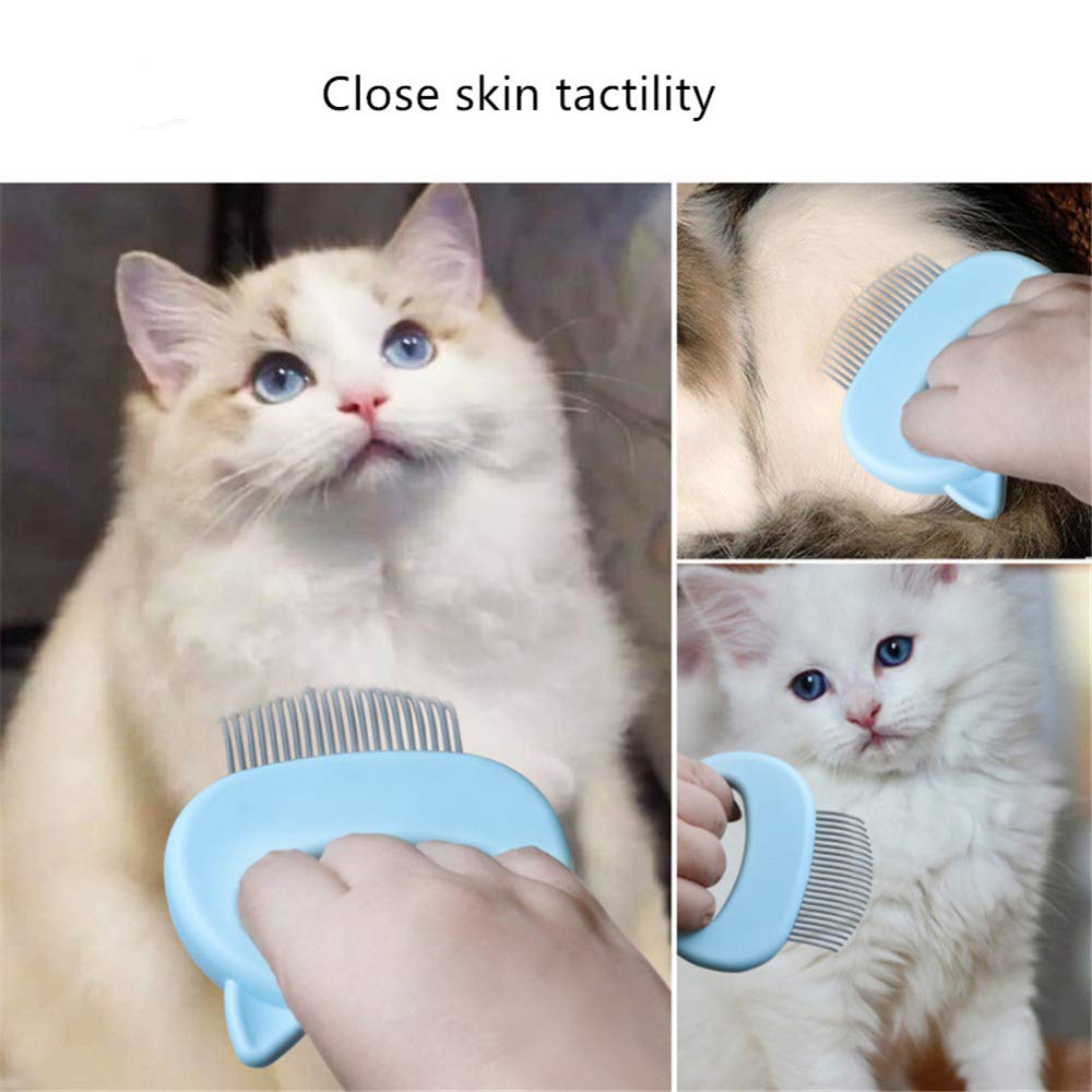 Pet Hair Remover Brush - Self Cleaning Slicker Brush for Dogs & Cats - Gentle Grooming Tool for Shedding Control - Perfect for Long/Short Hair Pets (Green) - Use for Home Grooming, Travel & Professional Pet Care