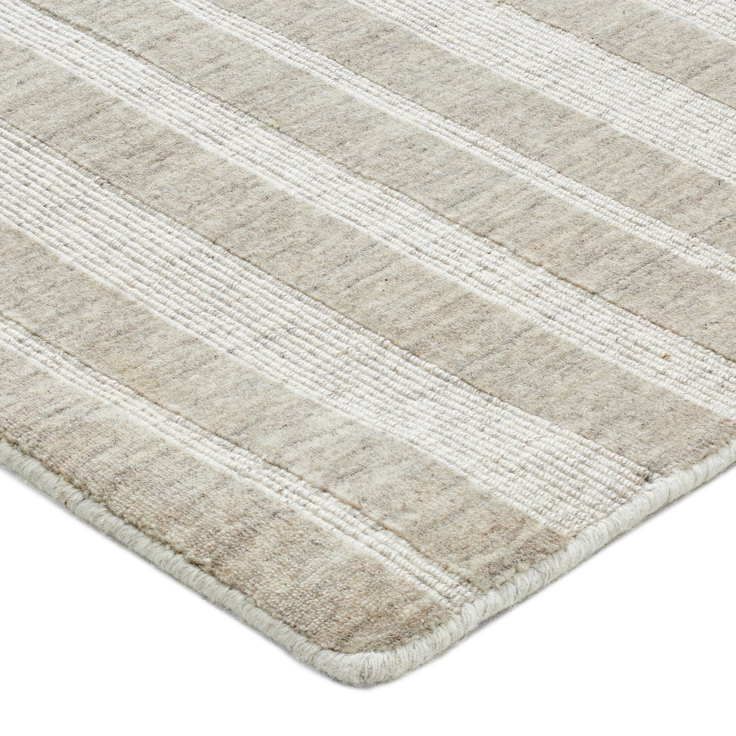 Premium Aubree Stripe Wool & Nylon Carpet - Soft & Durable Area Rug for Living Room, Bedroom & Office - Home Decor & Floor Protection