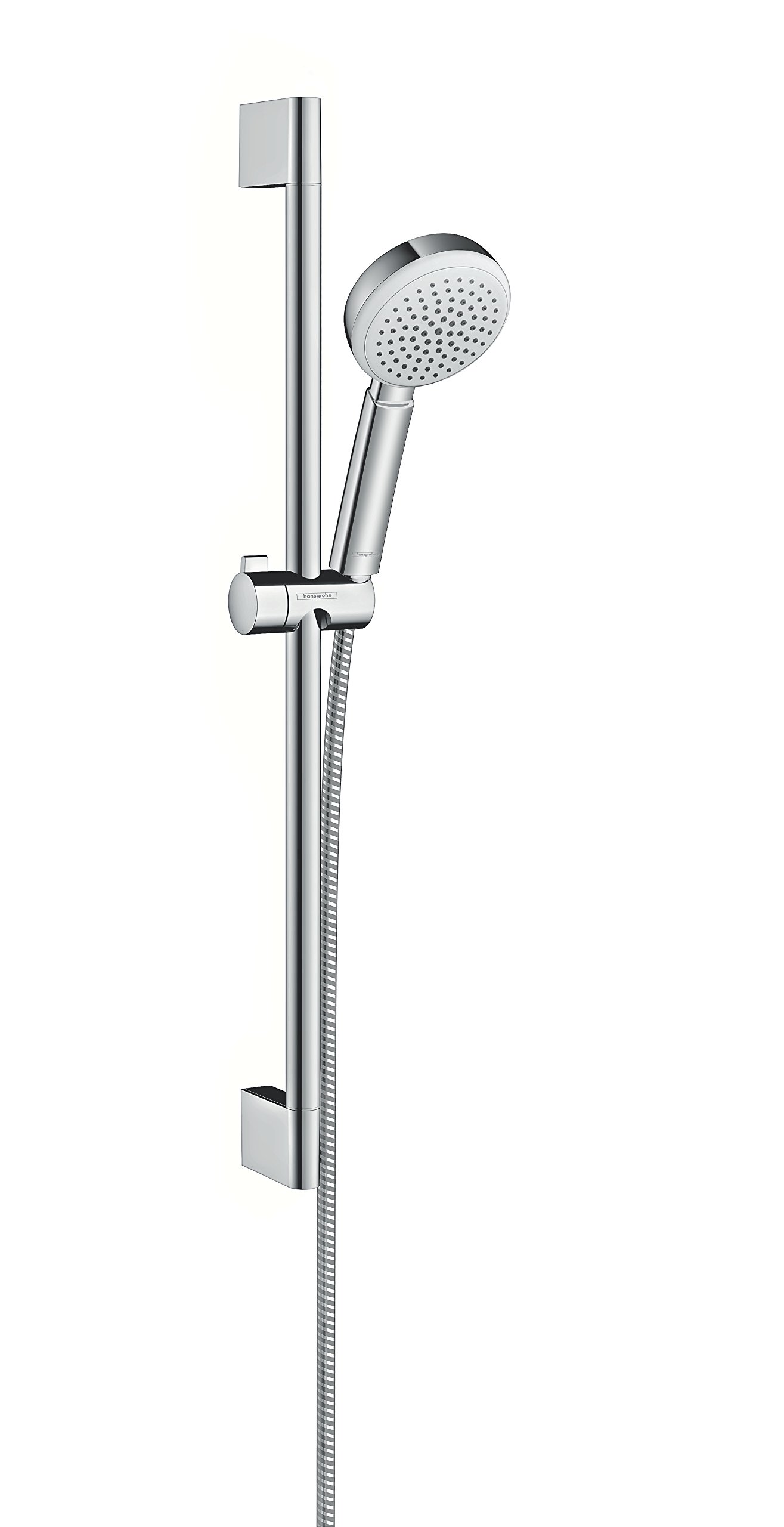 Hansgrohe Crometta 100 1-Jet Shower Set with 65 cm Adjustable Shower Rail - Perfect for Modern Bathrooms & Spa-Like Shower Experience