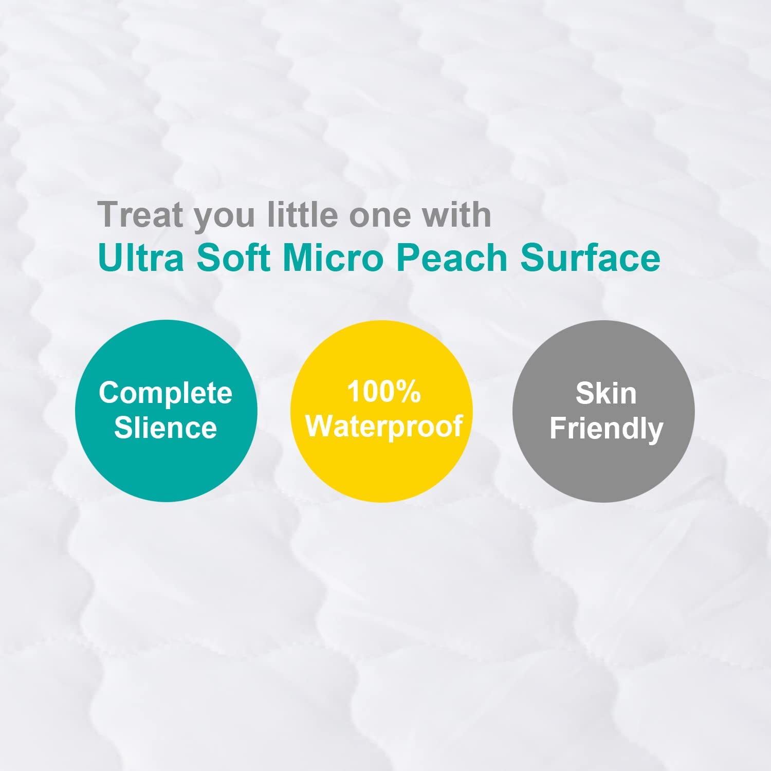 Waterproof Bassinet Mattress Pad Cover - Quilted Mattress Protector Sheets Fits All Standard Bassinets (Rectangle, Oval, Hourglass) - Ultra Soft & Breathable, 2 Pack (White & Grey) - Perfect for Newborns, Travel & Nursery Use