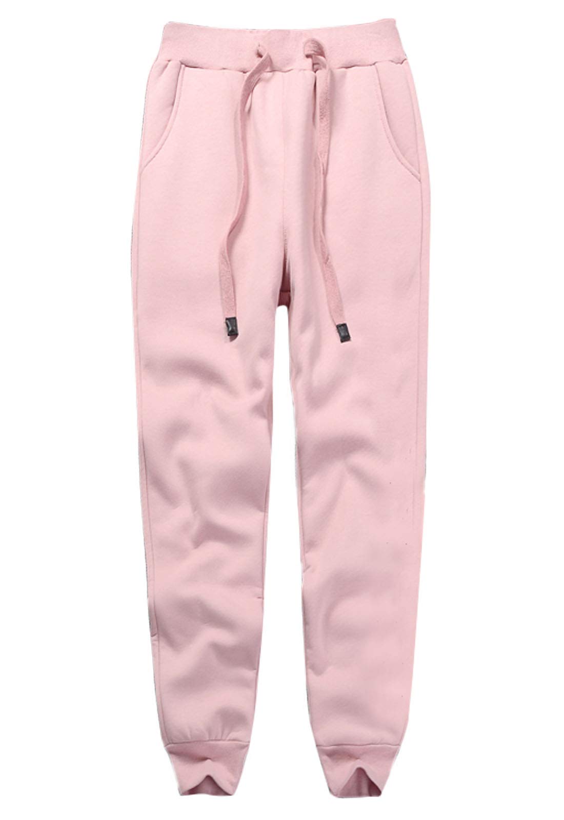 Flygo Women's Warm Fleece Pants - Sherpa Lined Winter Joggers for Running, Yoga & Lounge | Cozy Cold Weather Activewear for Outdoor Workouts & Home Relaxation