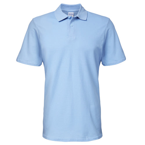 GD017 Softstyle Adult Double Piqué Polo Shirt - Comfortable & Breathable Men's Casual Golf Shirt for Work, Sports & Everyday Wear