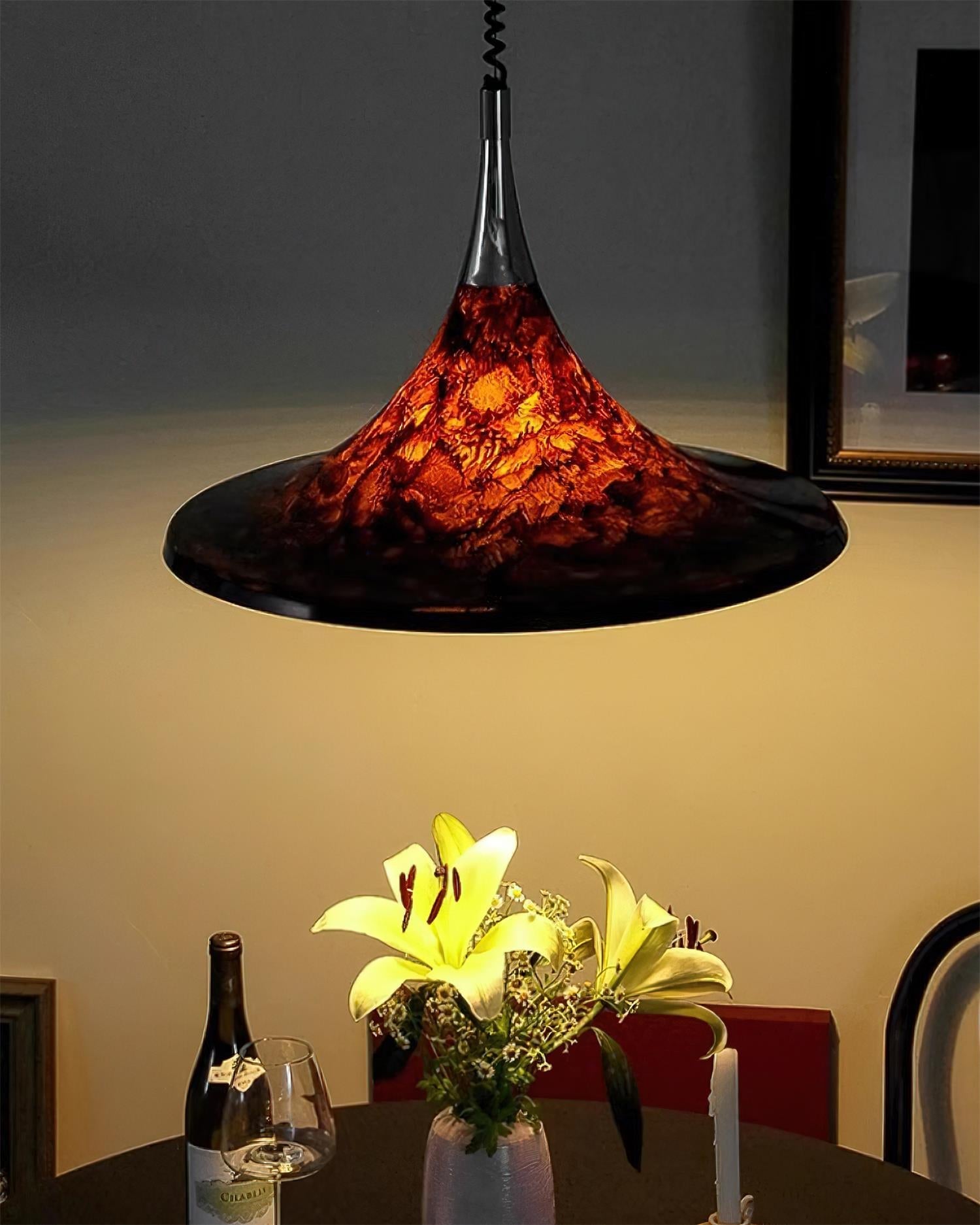 Stylish Horn of Light Pendant Lamp - Modern Nordic Chandelier for Living Room, Bedroom & Dining Room Decor