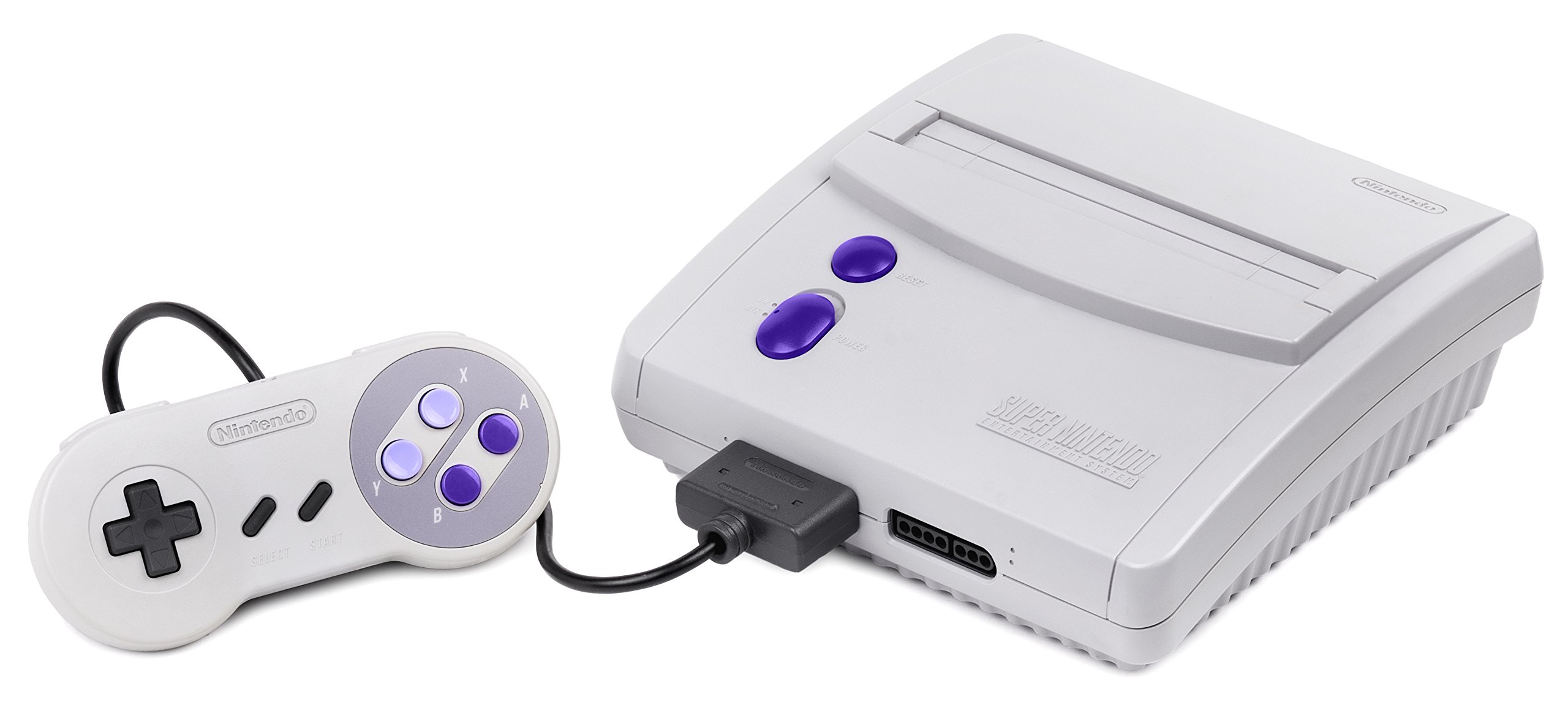 Original SNES AC Adapter & AV Cable with 2 Controllers - Compatible with Super Nintendo Entertainment System - Perfect for Retro Gaming & Console Setup