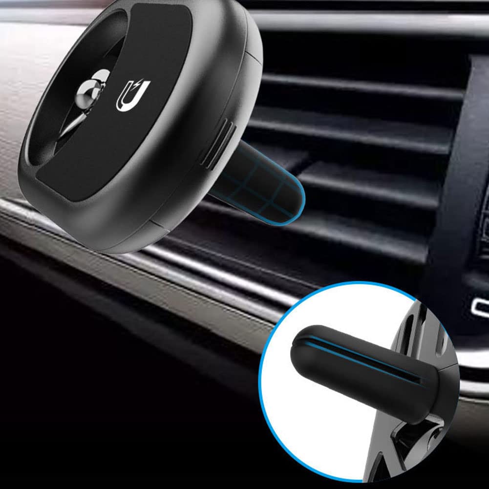 Premium Magnetic Car Phone Holder with 360° Rotation & Aromatherapy - Hands-Free Car Mount for iPhone & Android - Perfect for Commuting, Road Trips & Daily Driving
