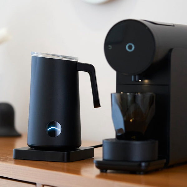 Subminimal NanoFoamer Pro Automatic Milk Frother - Electric Handheld Milk Steamer for Latte, Cappuccino & Hot Chocolate - Perfect for Home Baristas & Coffee Lovers