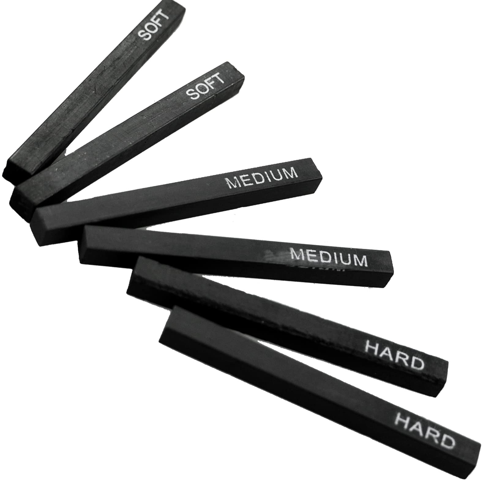 12pc Graphite Charcoal Sticks Set for Sketching & Shading - DIY Art Supplies for Beginners & Artists