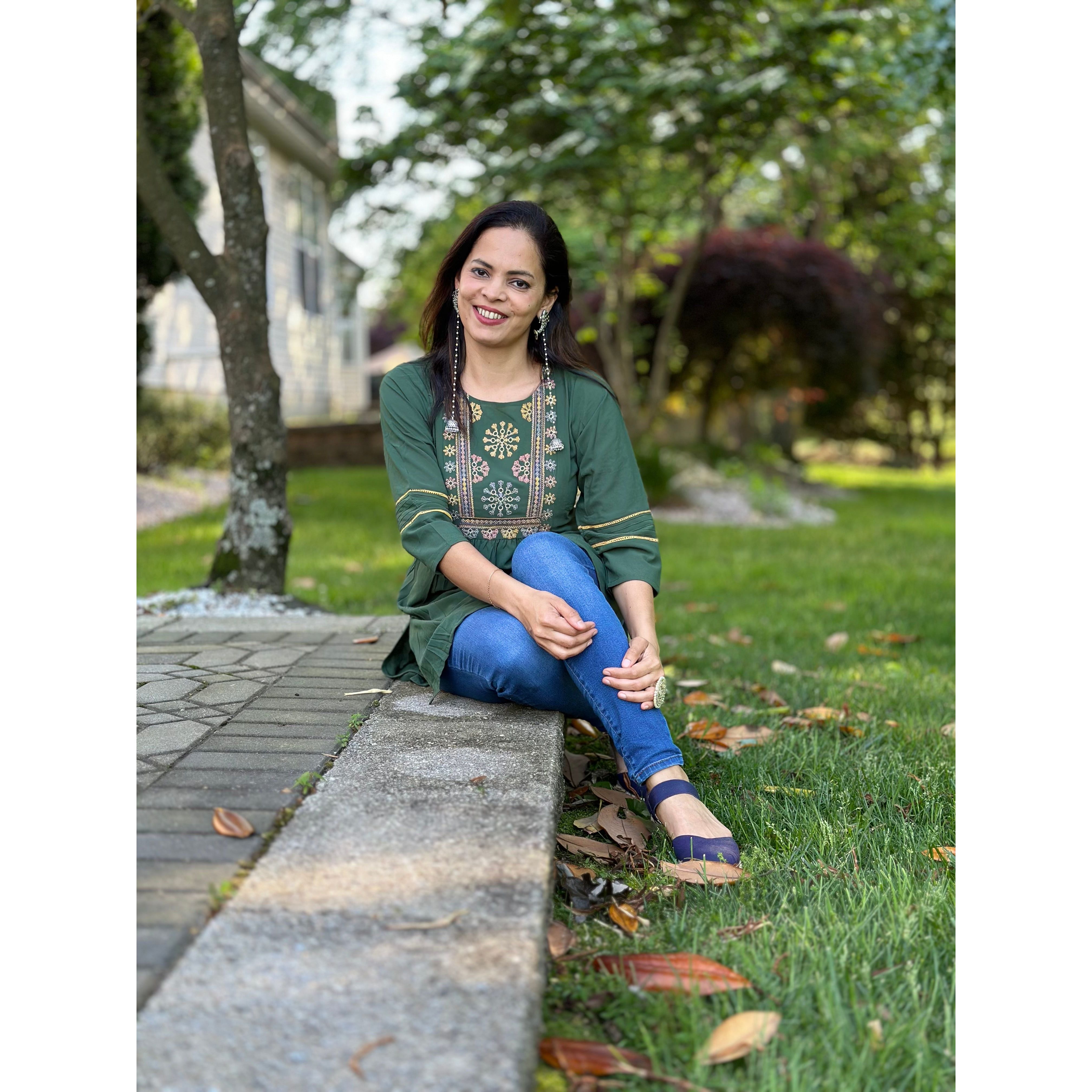 Embroidered Green Short Kurti for Women – Stylish Casual & Party Wear – Perfect for Festivals, Weddings & Daily Outfits