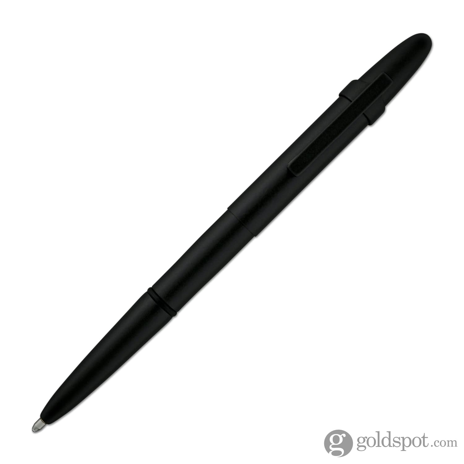Fisher Space Pen Bullet Ballpoint Pen - Matte Black with Clip | Compact & Refillable for Travel, Outdoor Adventures & Everyday Carry (EDC)