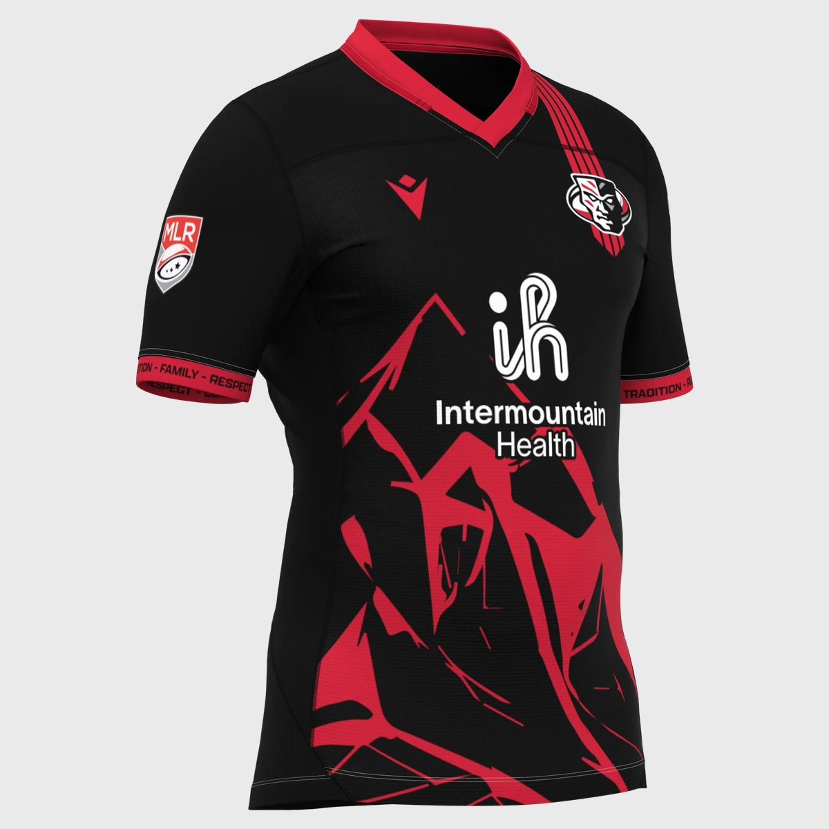 2025 Macron Utah Warriors MLR Home Replica Rugby Jersey - Authentic Rugby Shirt for Fans & Players - Perfect for Game Day, Training & Sports Events