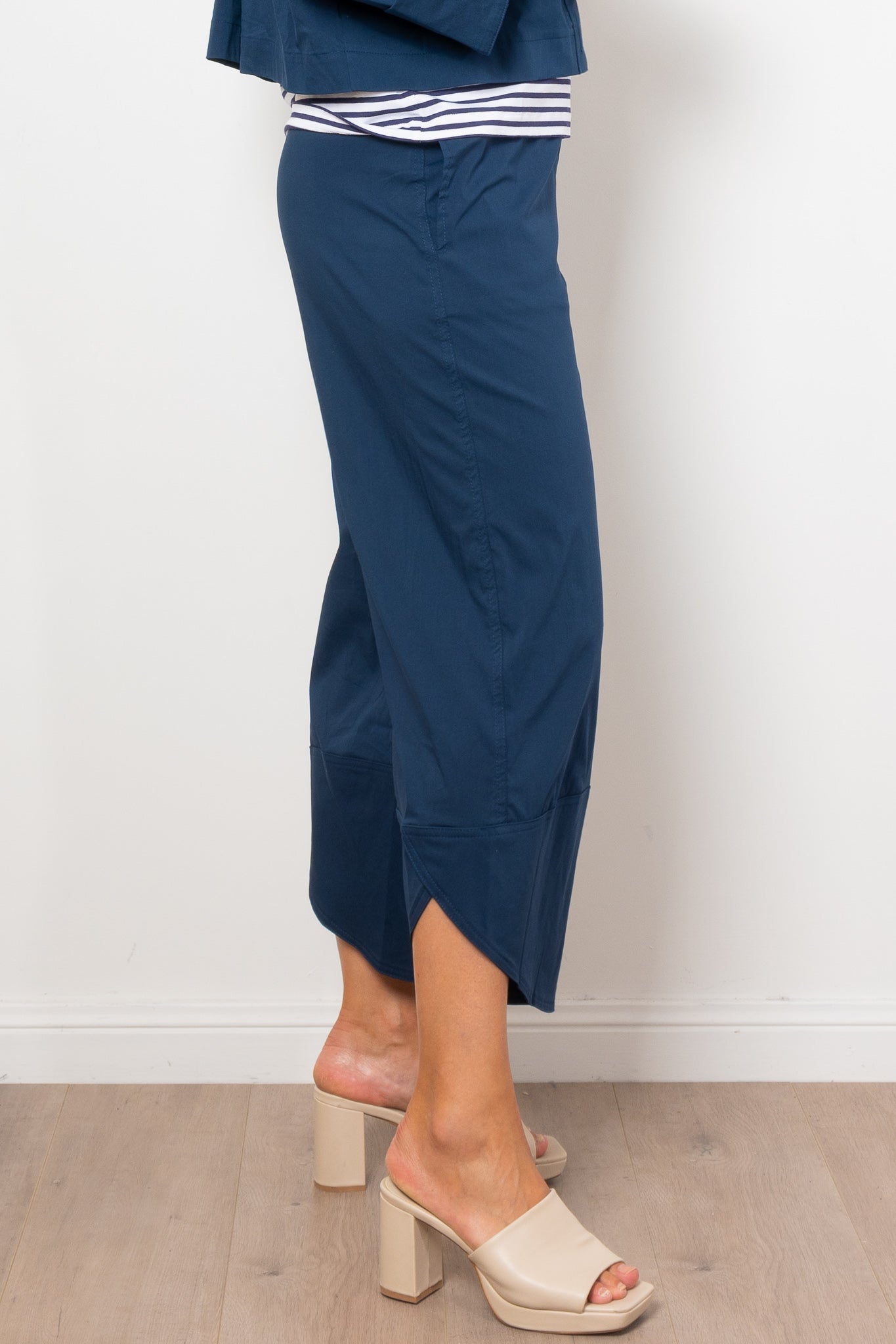 Mela Purdie Bevel Pant Microprene - High-Waist Slim Fit Work Pants for Women - Perfect for Office, Business Casual & Professional Workwear