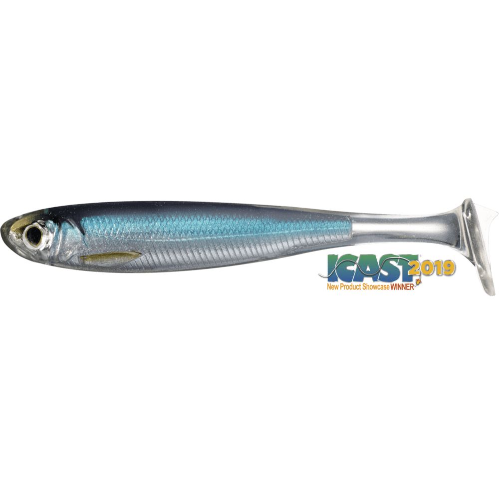 Live Target Slow Roll Shiners - Premium Fishing Lures for Bass & Walleye - Realistic Baitfish Design for Freshwater & Saltwater Fishing - Perfect for Casting, Trolling & Ice Fishing