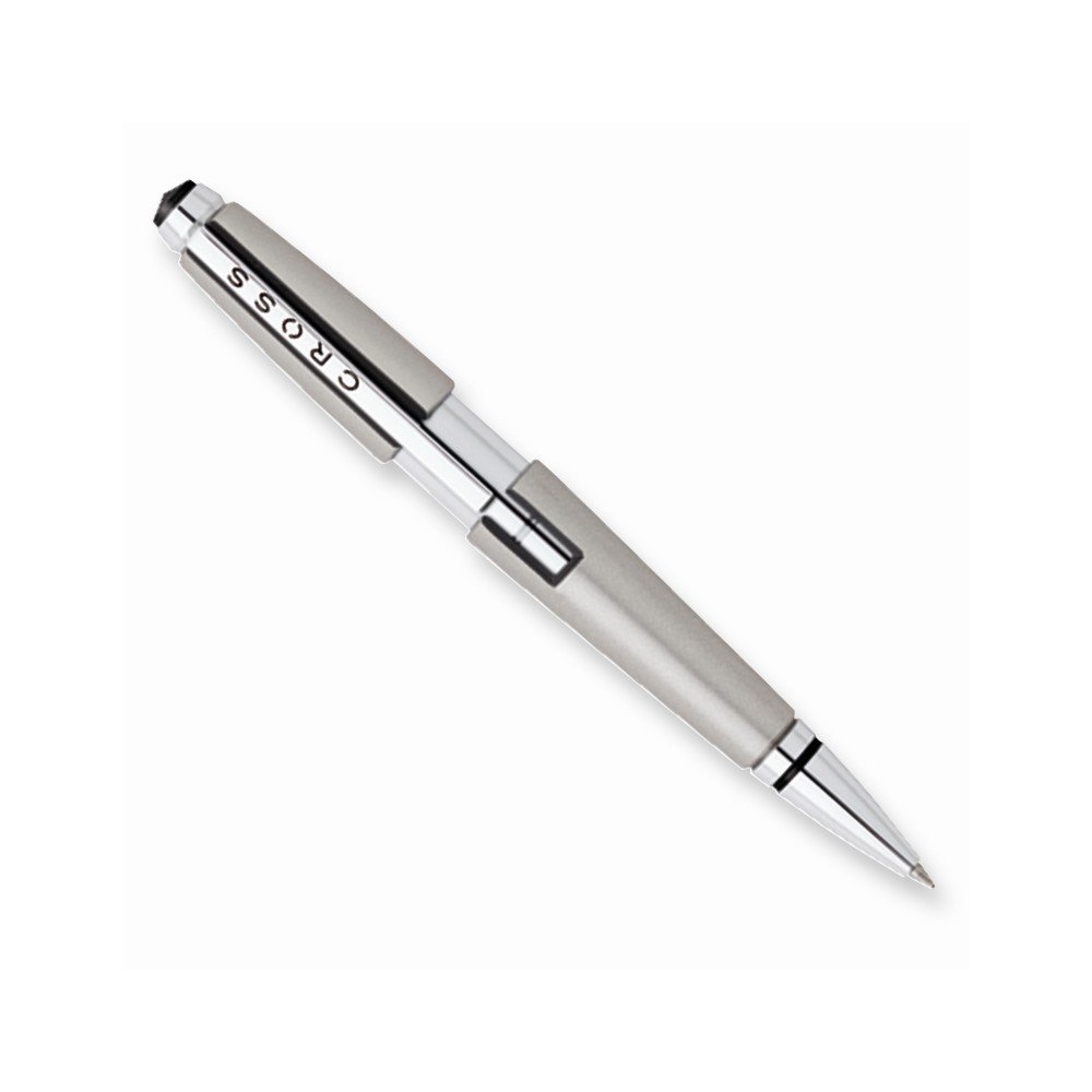 Premium Solid Edge Silver Gel Ink Pen - Smooth Writing, Comfort Grip - Ideal for Office, School, Note Taking & Gift Giving