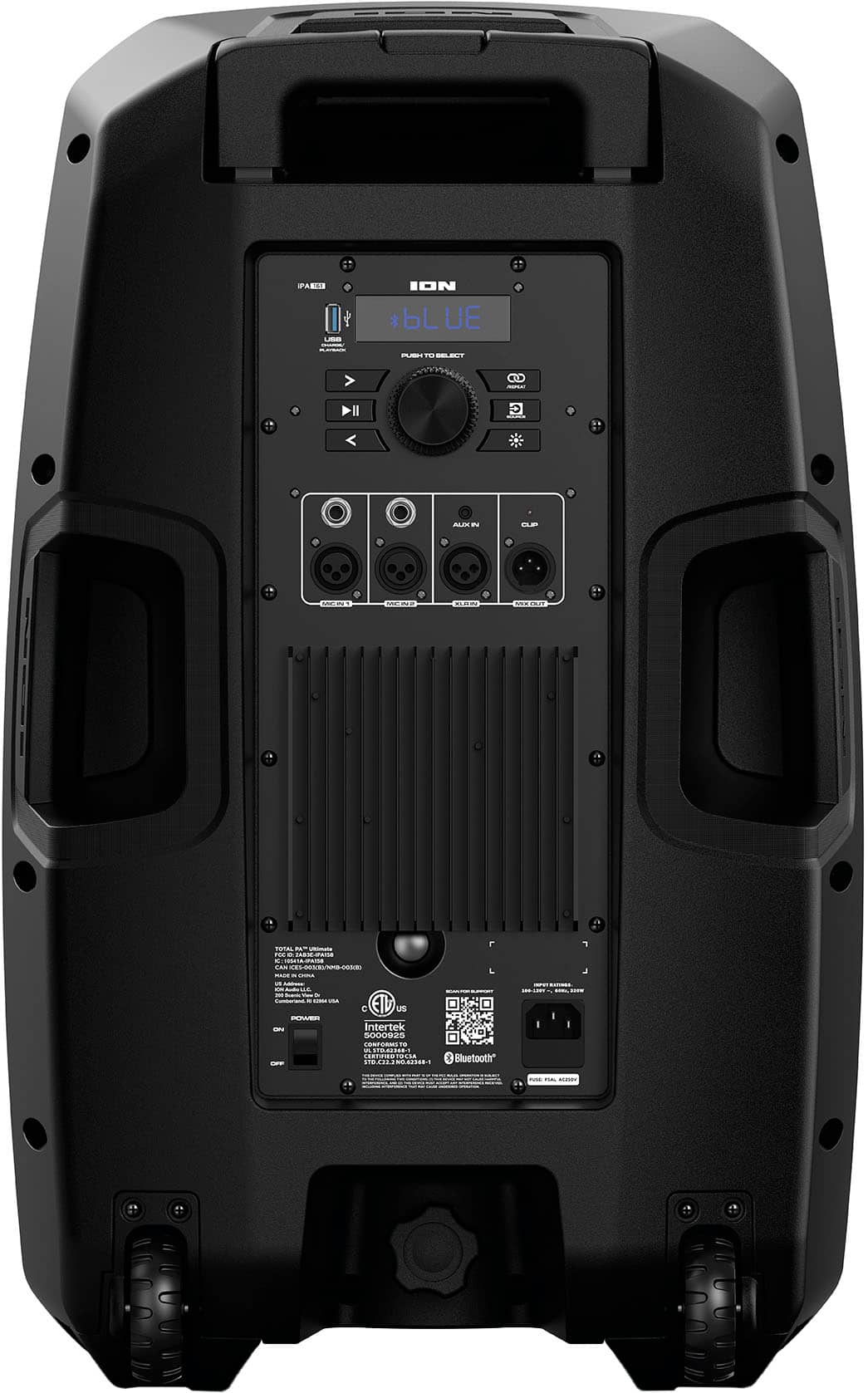 ION Audio Total PA Ultimate High Power Bluetooth Speaker System - Portable Wireless PA System for Outdoor Events, Parties, and Live Performances