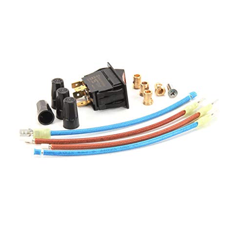 Cres Cor 20A Power Switch Kit with LED Light - Heavy Duty Commercial Grade for Restaurant Equipment & Food Service Appliances