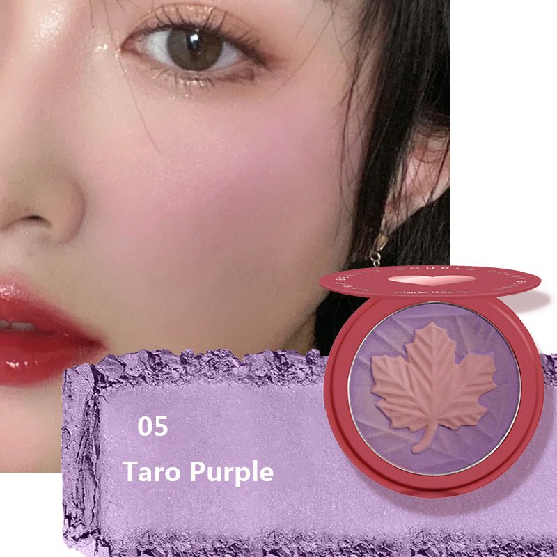 MARIEBEAUTY Sandwich Double Blush - 2-in-1 Cream & Powder Blush for Natural Flush | Long-Lasting & Blendable | Perfect for Everyday Makeup & Special Occasions