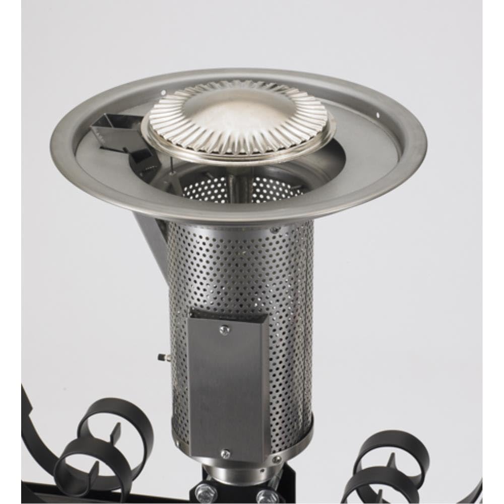 Sun-Glo 24V Natural Gas Heater Head - Black & Stainless Steel - Perfect for Home, Garage & Workshop Heating
