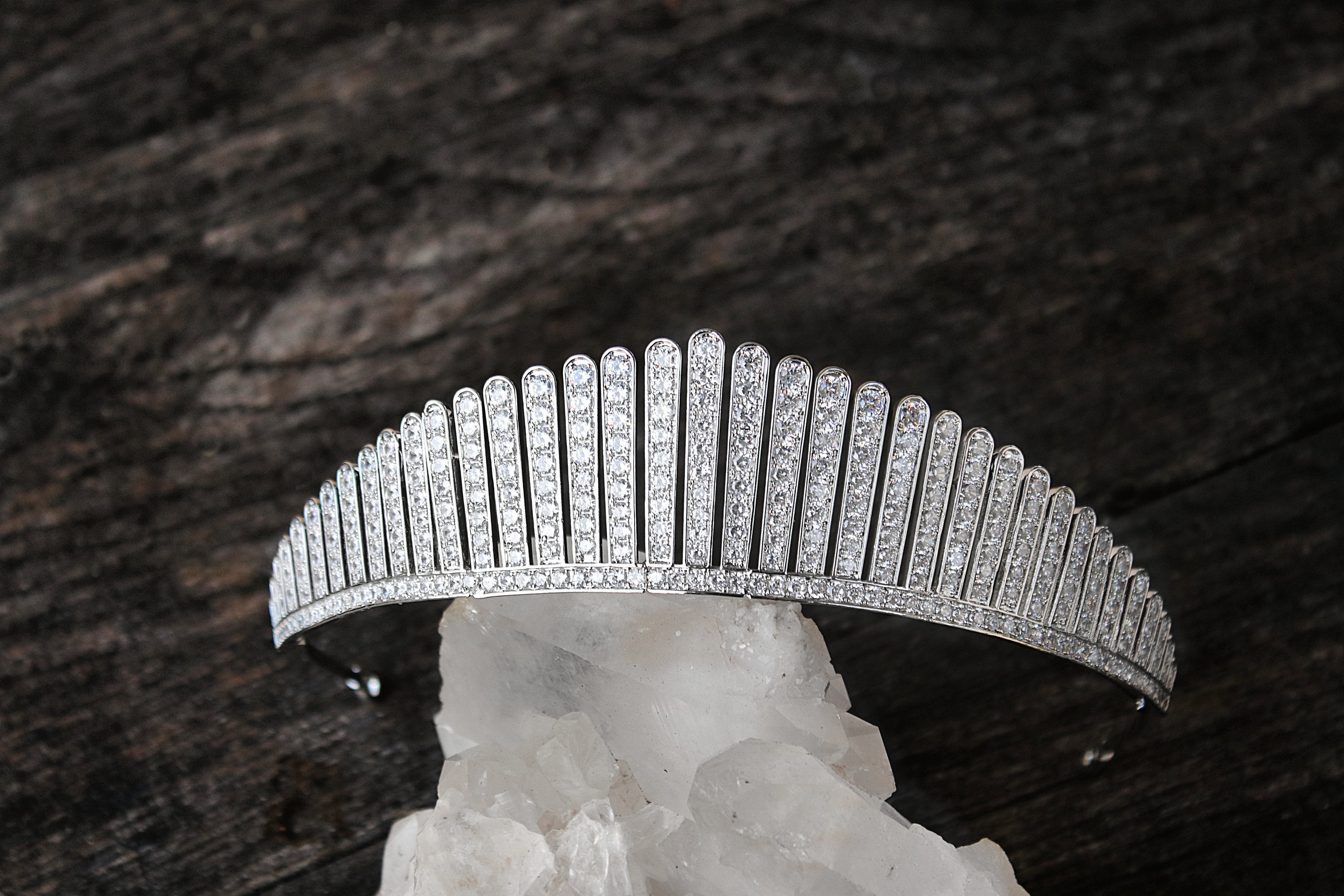 Queen Alexandra Kokoshnik Tiara - Vintage Royal Inspired Headpiece for Weddings, Balls & Historical Reenactments