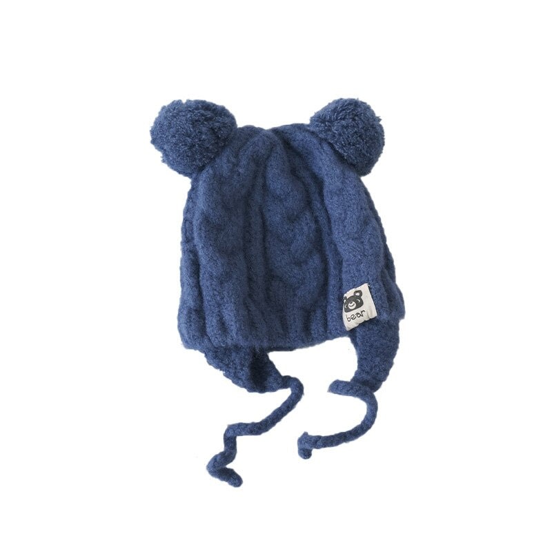 Soft Acrylic Baby Beanie Hat - Warm & Cozy Winter Newborn Knit Cap for Boys & Girls - Perfect for Cold Weather, Outdoor Activities & Photo Shoots