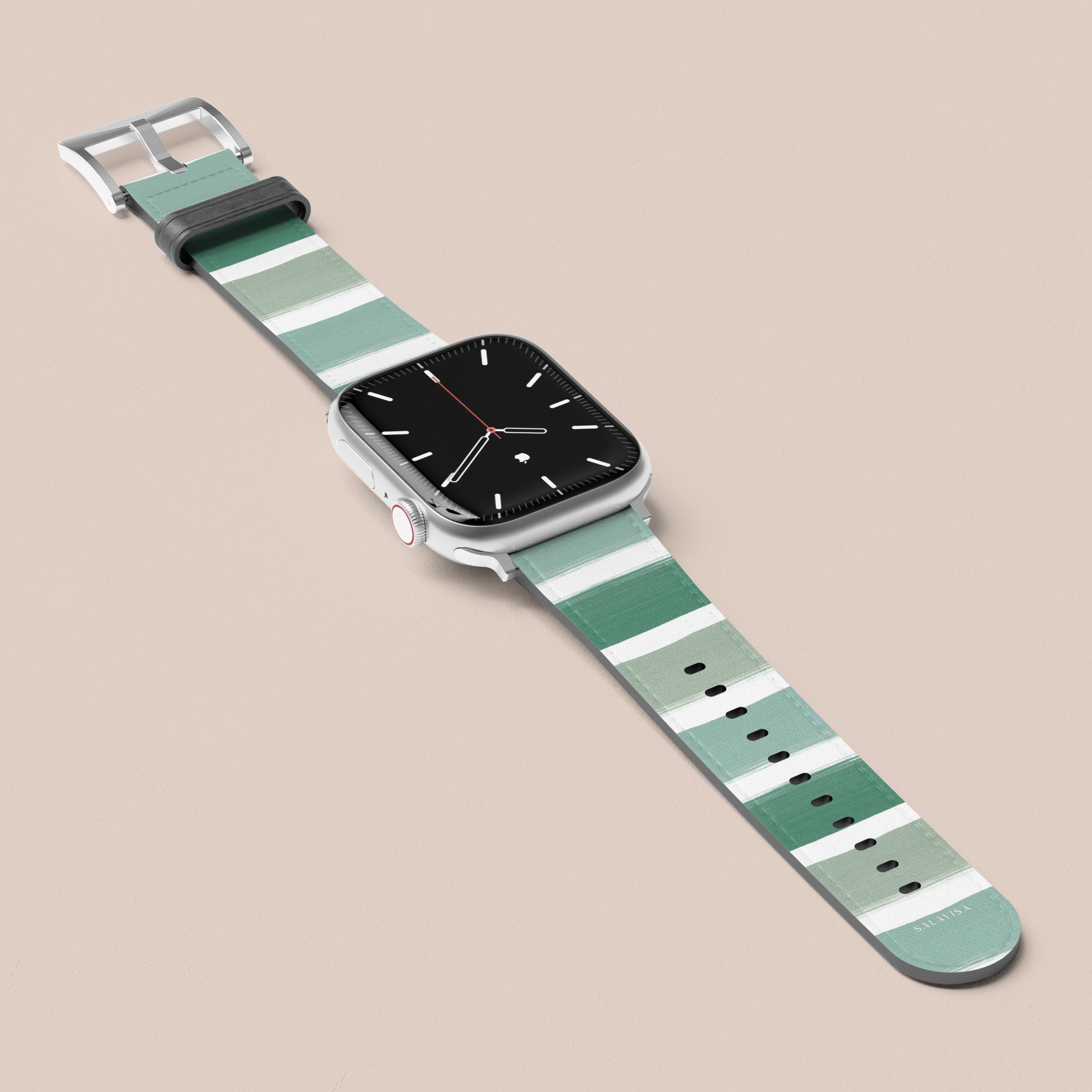 Premium Mint Green Apple Watch Band - Soft Silicone Strap for Apple Watch Series 9/8/7/6/SE/5/4/3 - Comfortable & Durable Replacement Wristband for Workouts, Running & Everyday Wear