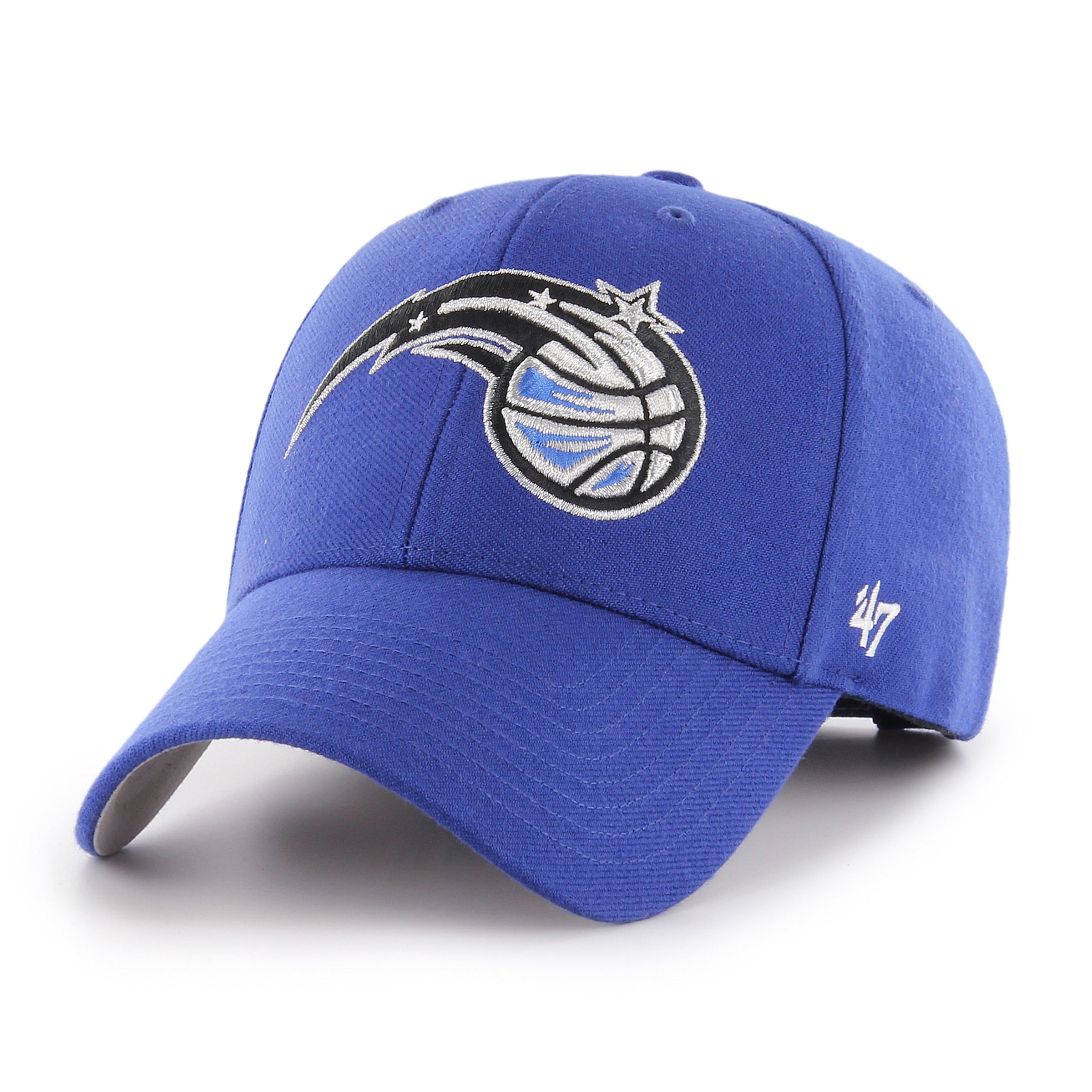 47 Brand Orlando Magic MVP Adjustable Hat - Royal Blue Snapback Cap for Men & Women - Perfect for Basketball Games, Outdoor Sports & Casual Wear