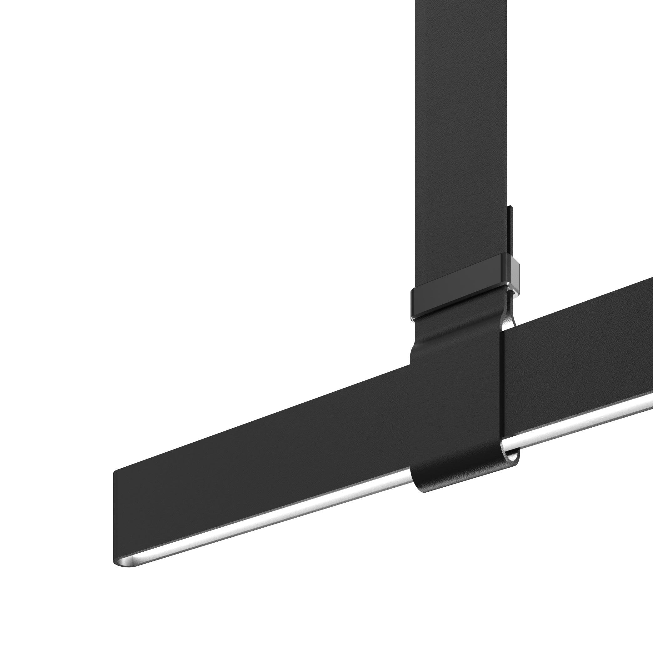 Modern Belt Horizontal Pendant Lamp - Industrial Style Ceiling Light Fixture for Kitchen Island, Dining Room & Living Room Decor