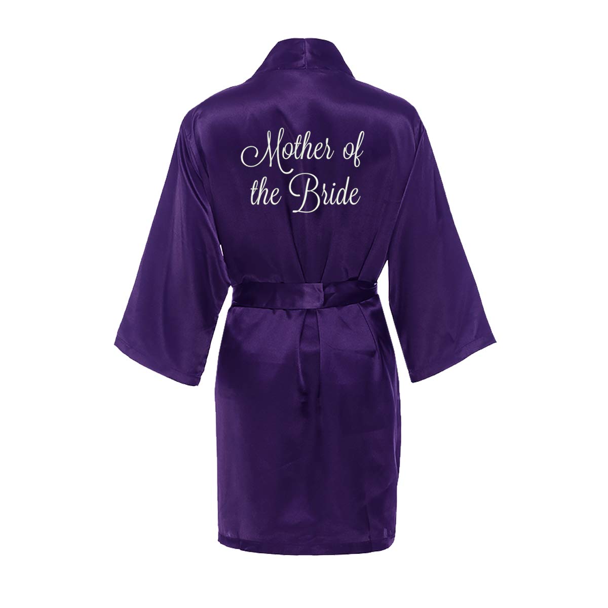 Elegant Satin Bridal Robe for Mother of The Bride - Perfect for Wedding Morning Preparation & Bridal Party Photos