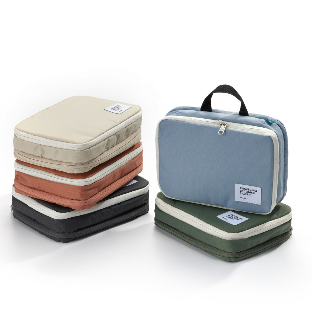 Branden Hanging Expandable Travel Toiletry Bag - Waterproof Cosmetic Organizer for Men & Women - Perfect for Camping, Gym, Business Trips