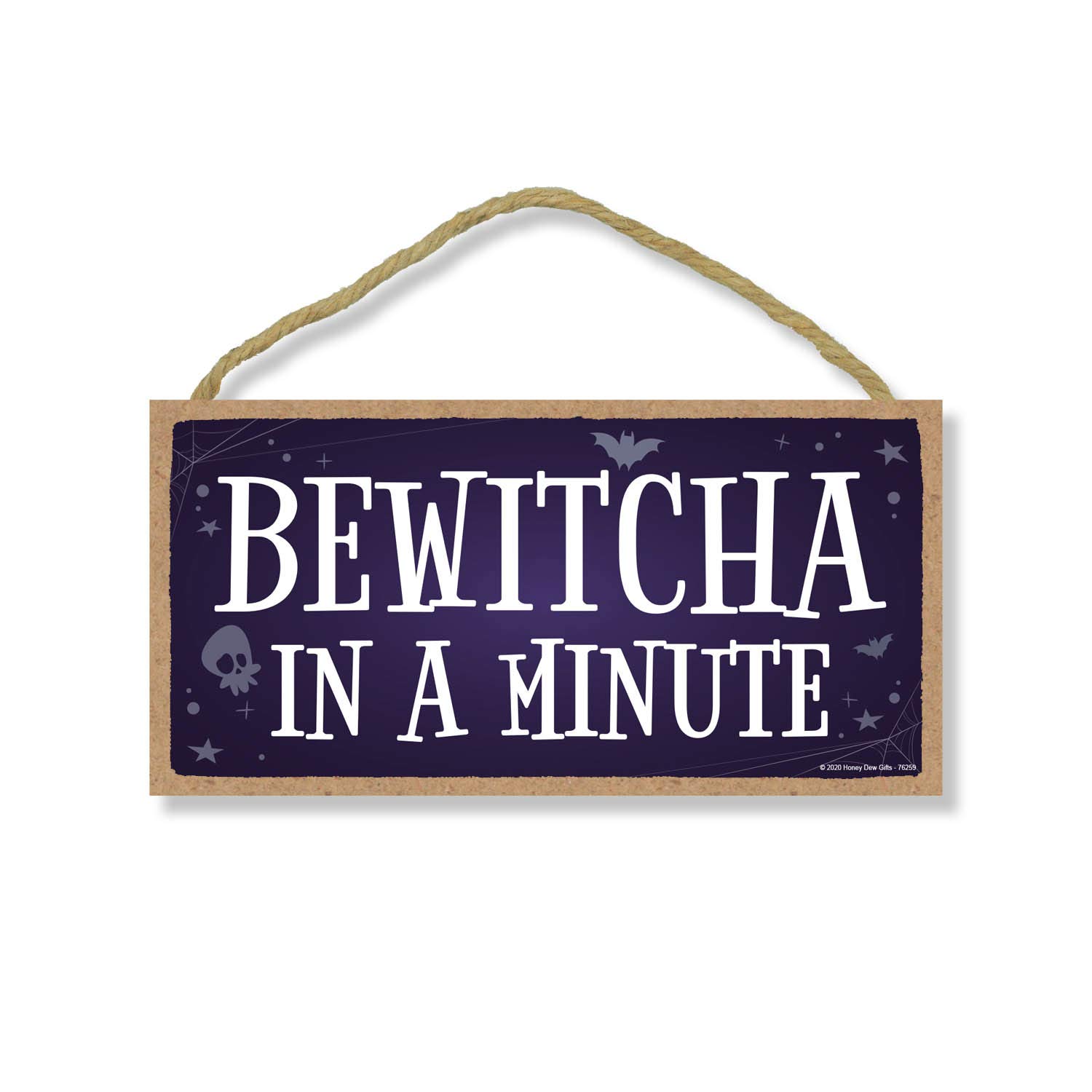 Funny Halloween Wooden Wall Sign - 5x10 Inch Decor for Home & Party