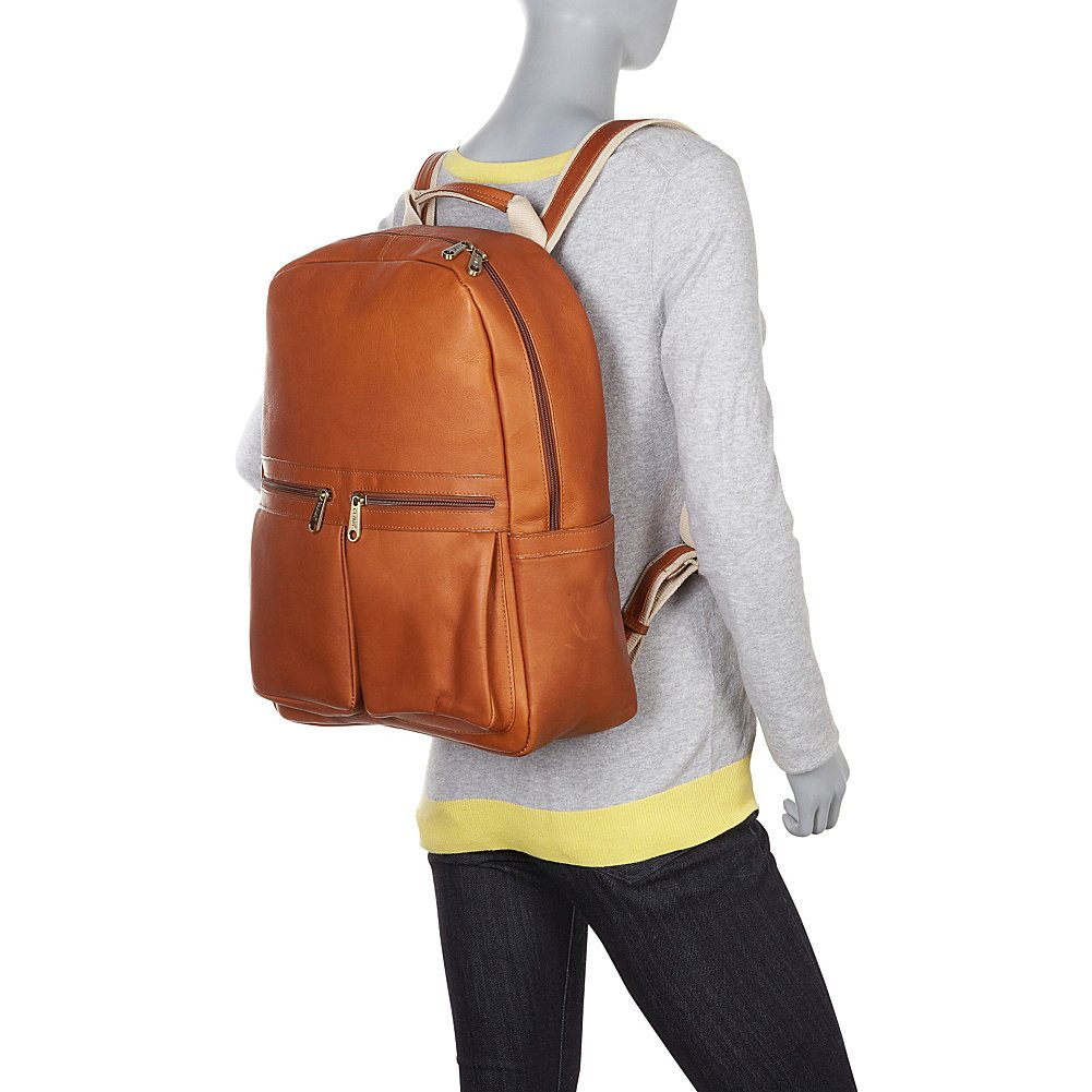 City Pocket Laptop Backpack (Vachetta Tan) - Waterproof 15.6 Inch Business Backpack for Men & Women - Perfect for Work, Travel & College Commute