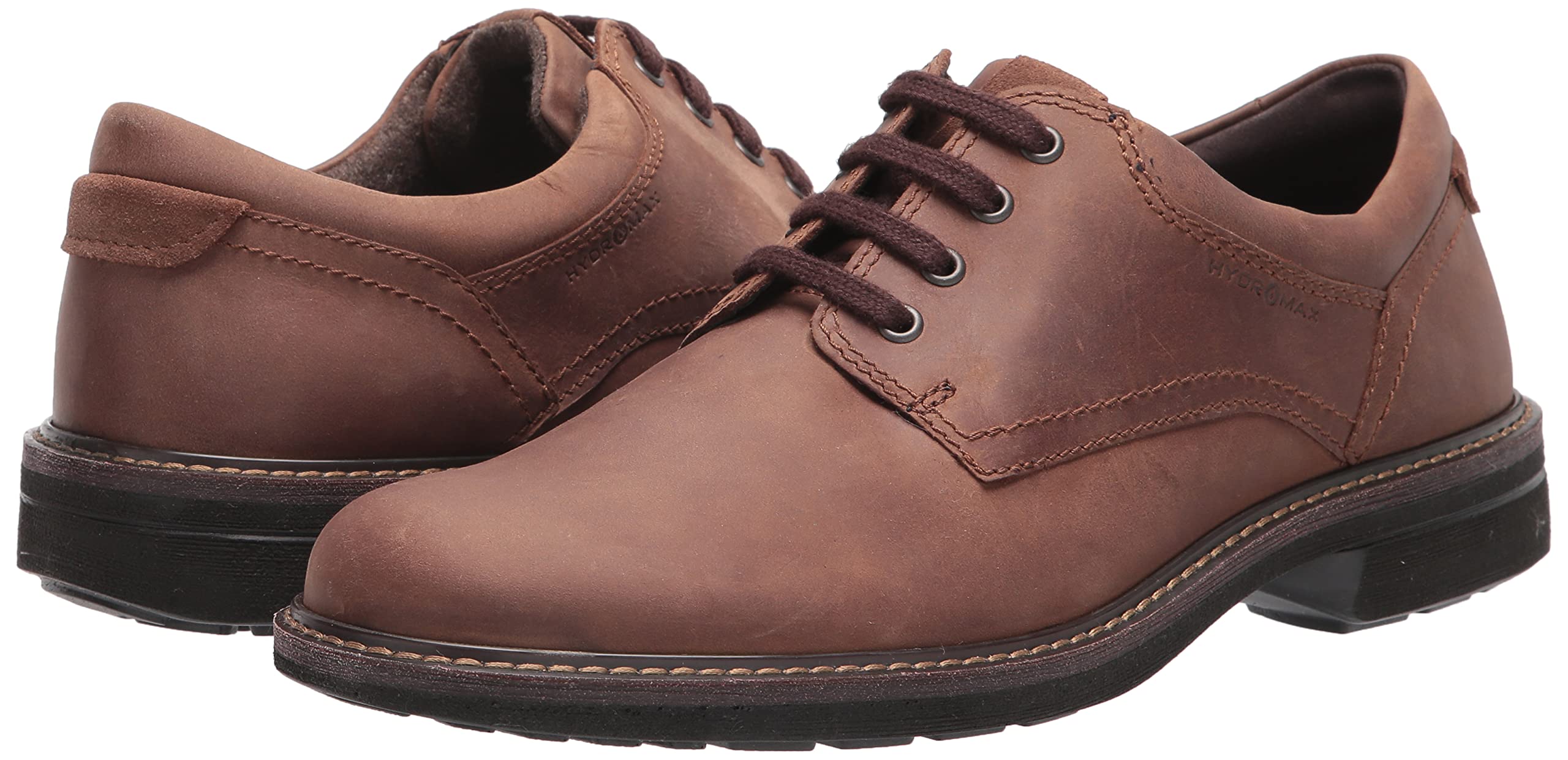 ECCO Men's Turn Plain Toe Hydromax Water-Resistant Oxford Dress Shoes - Comfortable Business Casual & Office Wear for Professionals