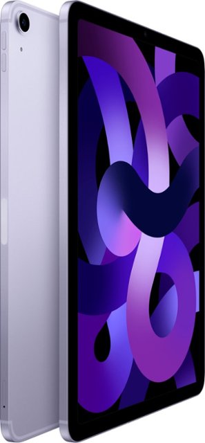 Apple iPad Air 5 (5th Generation, 2022) 10.9-inch 64GB Wi-Fi + Cellular - Purple | Portable Tablet for Work, Study & Entertainment