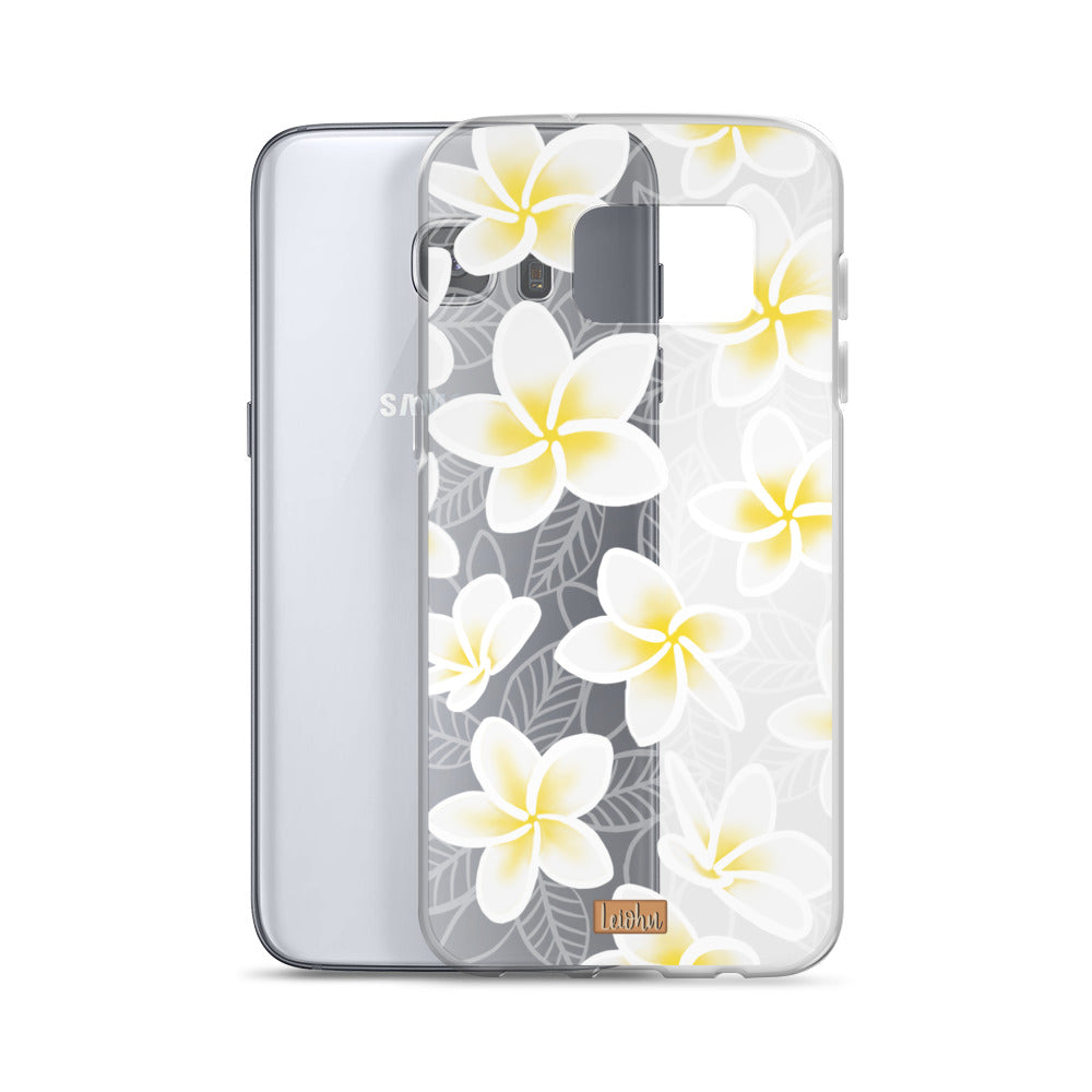 Pua Melia Clear Phone Case for Samsung Galaxy - Slim Protective Cover with Scratch Resistance | Perfect for Everyday Use, Travel & Work