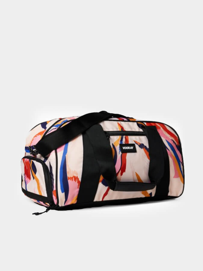 Vooray Burner Gym Duffel Bag - Water-Resistant Sports Duffel with Shoe Compartment & Wet Pocket - Perfect for Gym, Travel & Workout Essentials