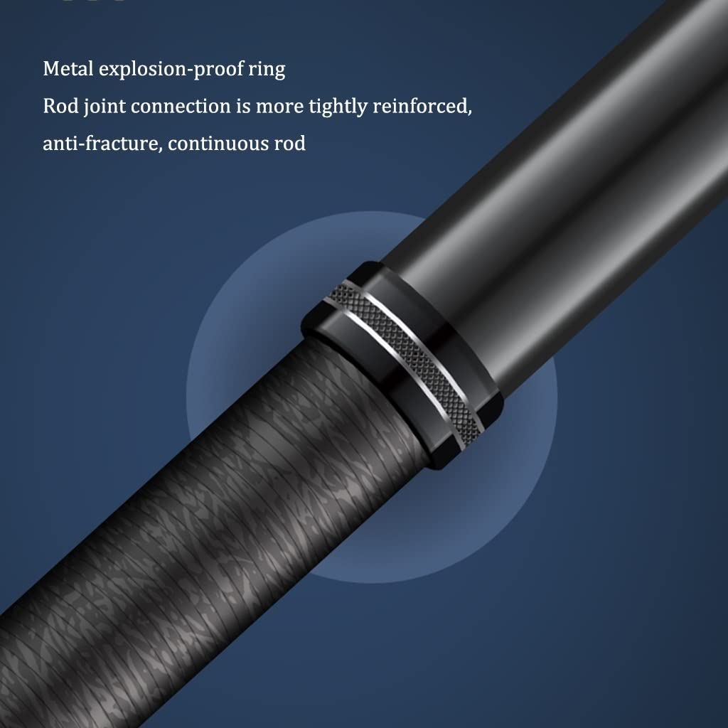 Premium Carbon Fiber Telescopic Fishing Rod - Ultra Light Spinning Pole for Carp, Bass & Trout | Professional & Beginner Friendly | Perfect for Freshwater, Saltwater & Travel Fishing