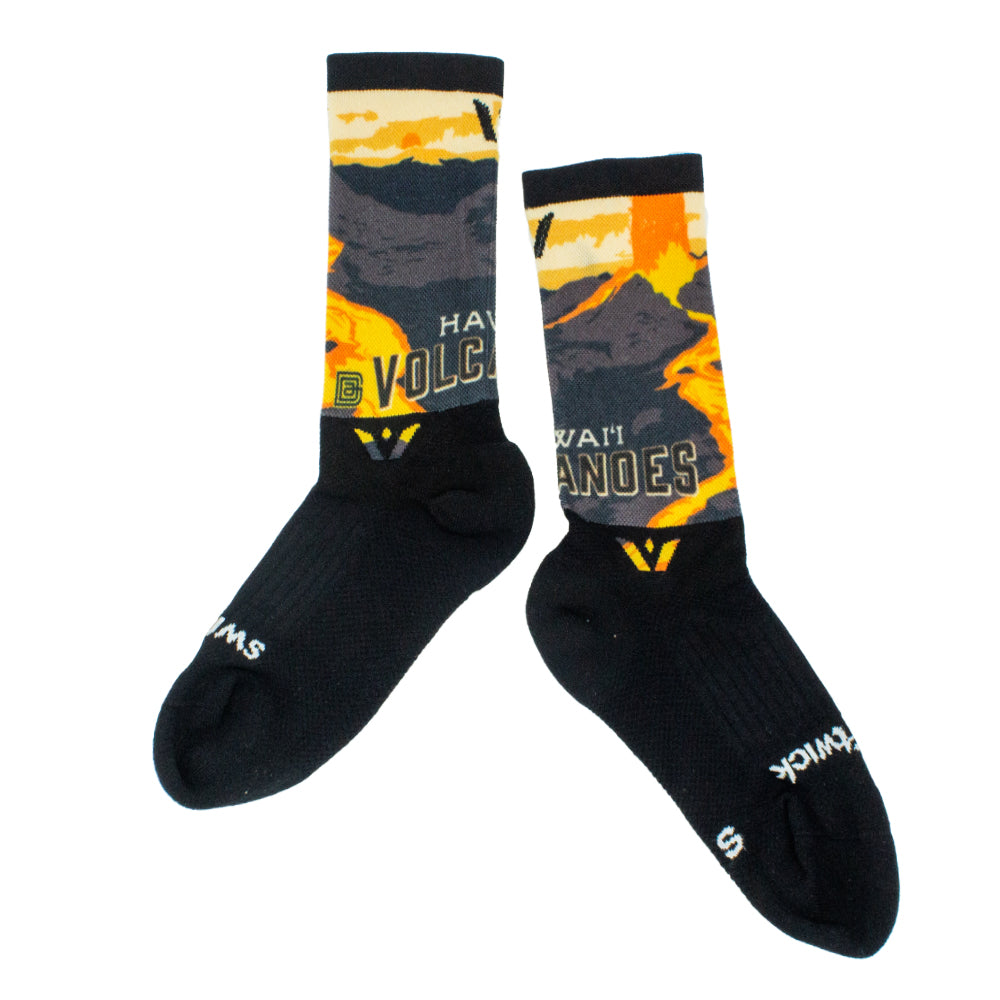 Hawaii Volcanoes National Park Socks - Comfortable & Durable Hiking Socks for Outdoor Adventures & Travel Gifts