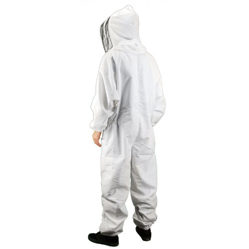 Professional Beekeeping Suit for Adults - Full Body Protection Beekeeper Suit with Ventilated Hood - Eco-Keeper (XS) - Ideal for Honey Harvesting, Hive Inspection & Beekeeping Activities