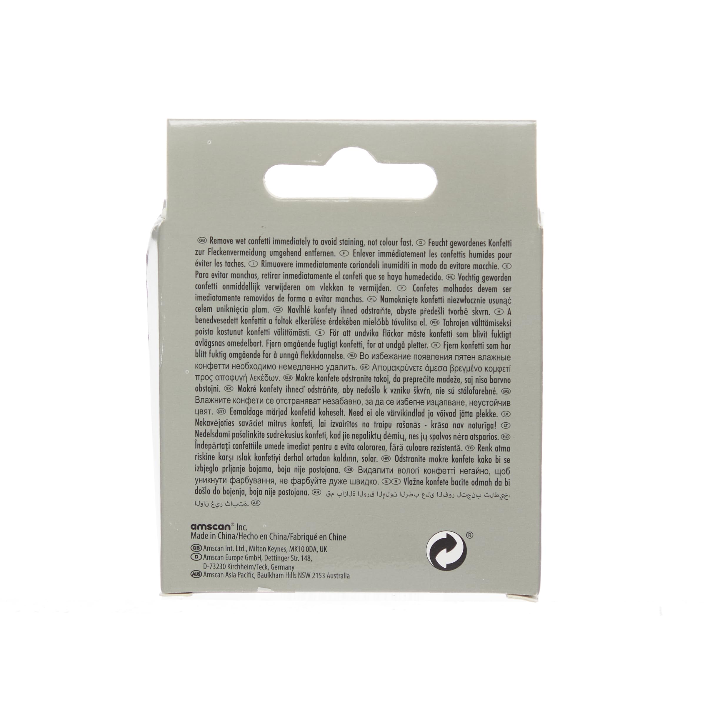 Amscan 9913750 Sparkling Celeb Paper Confetti - Premium Party Decorations for Birthdays, Weddings & Celebrations - Perfect for Indoor and Outdoor Events
