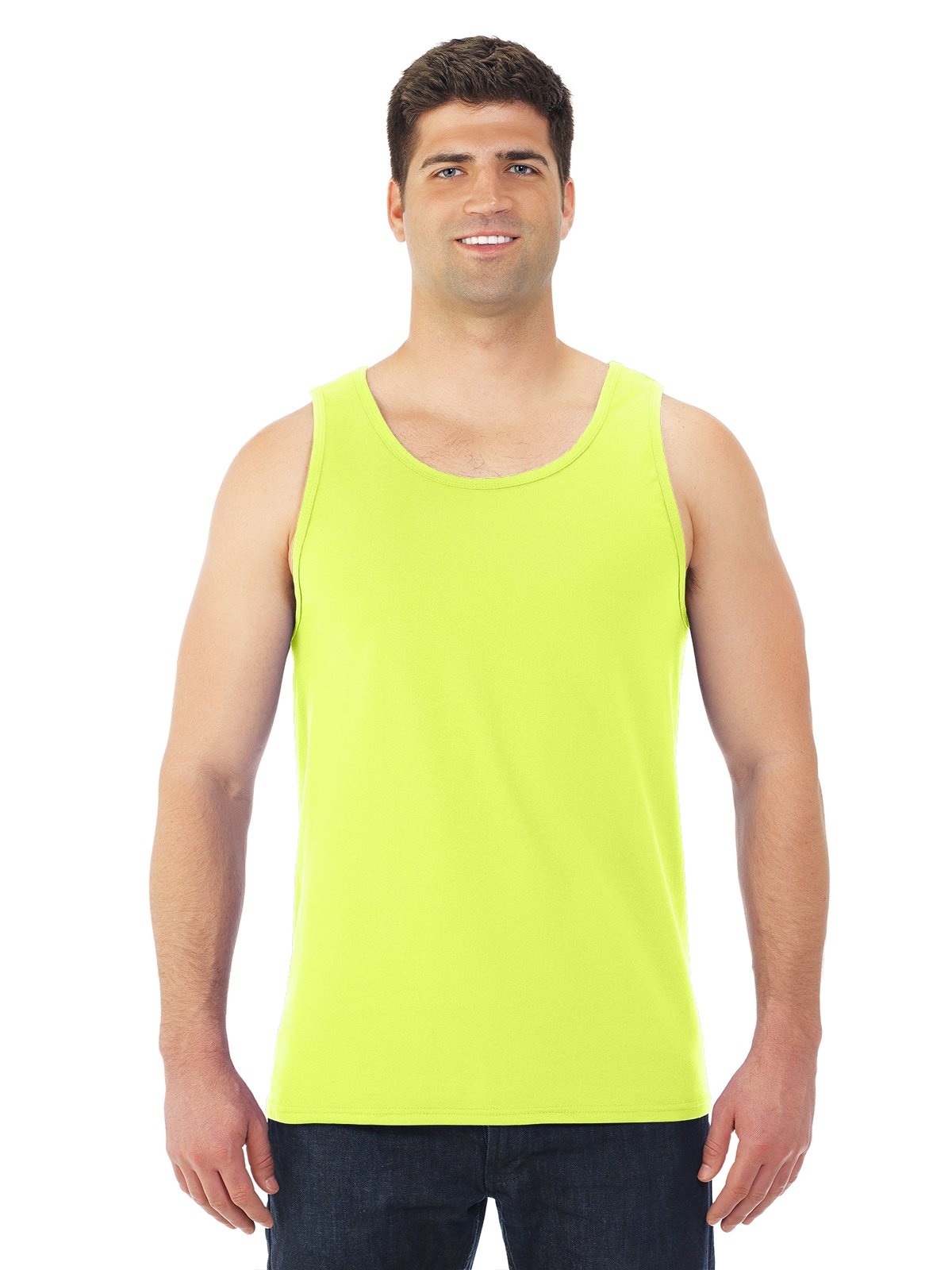 Fruit of the Loom 39TKR - 100% Heavy Cotton HD Tank Top for Men | Comfortable Undershirt for Workout, Gym & Casual Wear