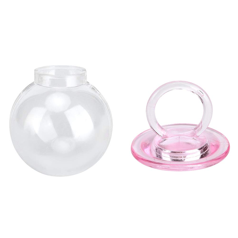 12pcs Pink Plastic Candy Bottles with Nipple Shape - Clear Candy Storage Boxes for Wedding Favors, Party Decorations & Candy Gifts - Perfect for Baby Showers, Birthday Parties & Candy Buffets