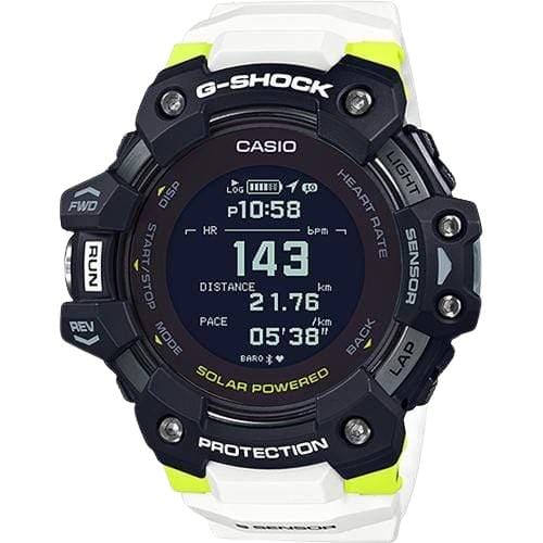 Casio G-Shock GBD-H1000-1A7 G-Squad Smartwatch with Heart Rate Monitor, Step Counter & GPS - Rugged Fitness Watch for Running, Hiking & Outdoor Sports