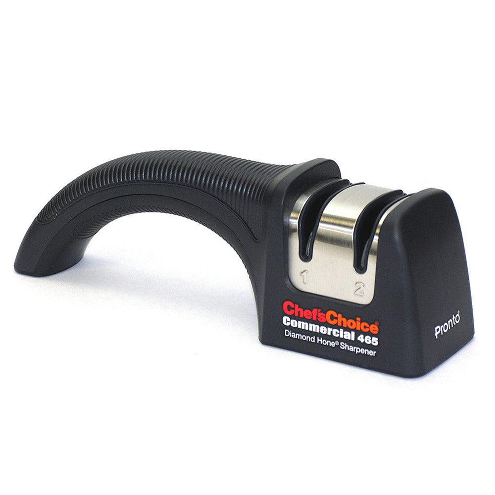 Chef's Choice 465 Commercial Pronto Manual Diamond Hone Knife Sharpener - Professional Kitchen Tool for Chefs & Home Cooks - Perfect for Sharpening Kitchen Knives, Hunting Knives & Scissors