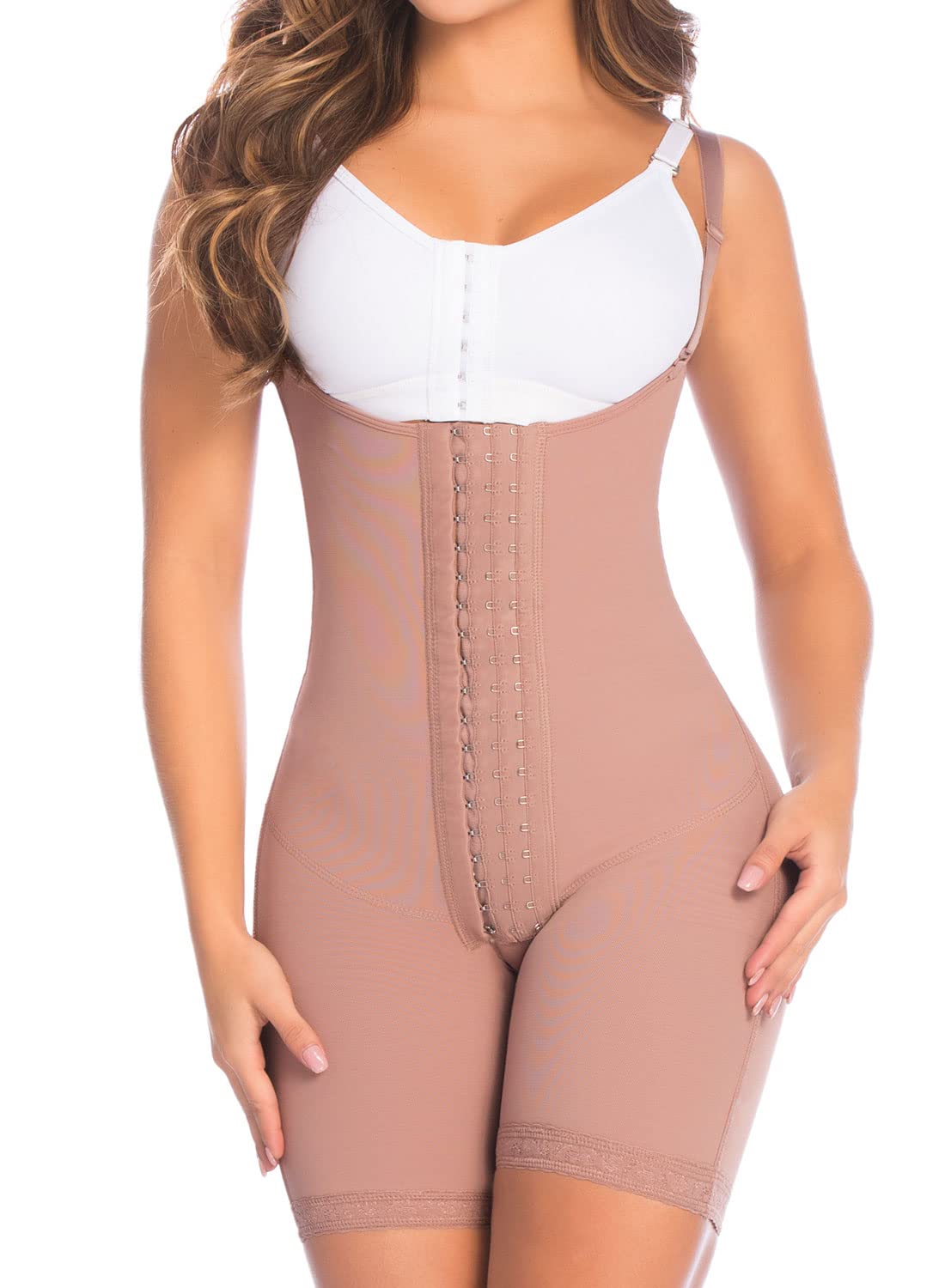 DELIÉ by Fajas DPrada 09111 Colombian Postpartum Girdle - Full Body Shapewear for Women | Post-Surgery Recovery & Slimming Waist Trainer