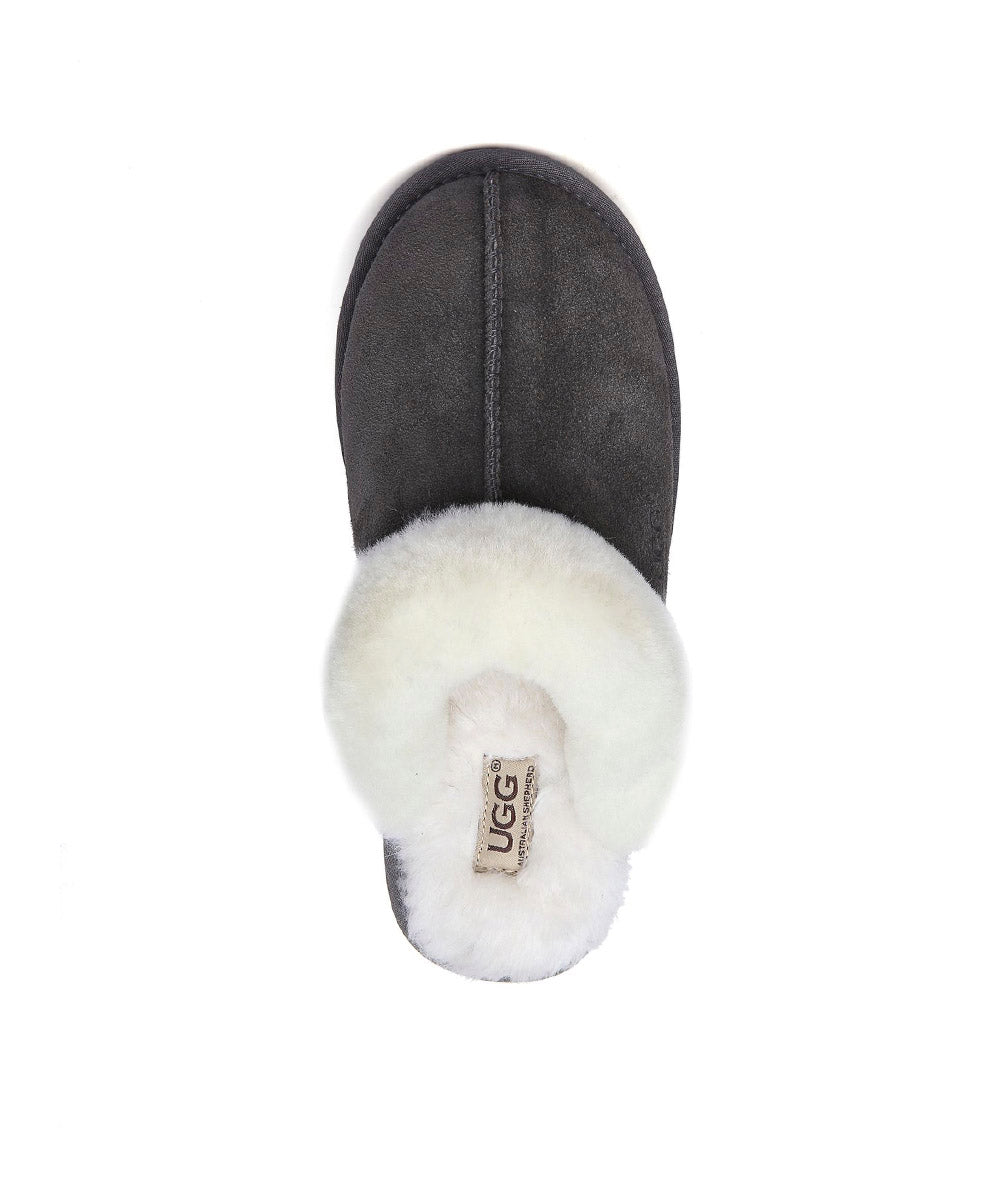 Men's UGG Snuggly Slippers - Cozy Indoor House Shoes with Soft Fleece Lining for Winter Comfort - Perfect for Lounging at Home, Relaxing by the Fireplace & Keeping Feet Warm in Cold Weather