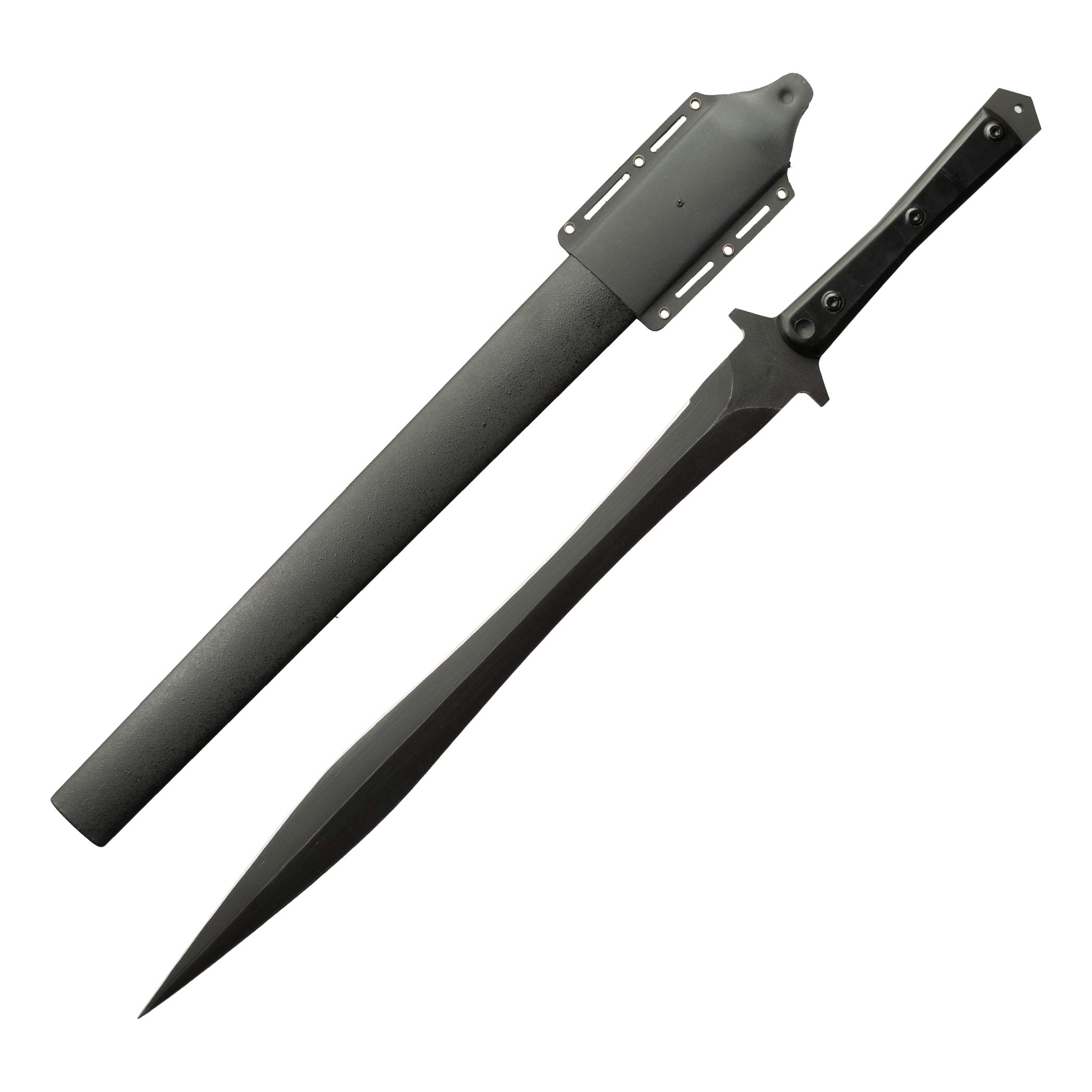 APOC Wasteland Gladius Sword SD35570 - Black Roman Short Sword for Cosplay, LARP, Collectors & Medieval Reenactment