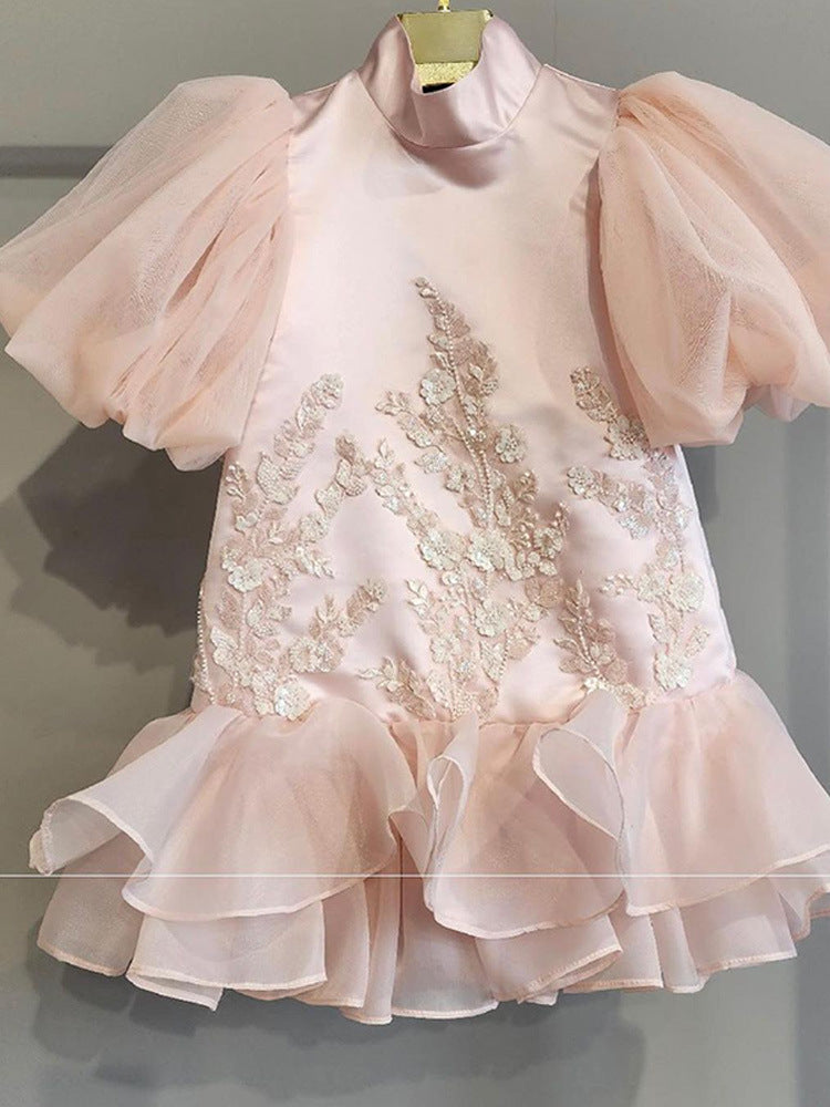 Adorable Baby Girl Pageant Dress for Toddlers - First Birthday Party Princess Gown | Perfect for Pageants, Photoshoots & Special Occasions