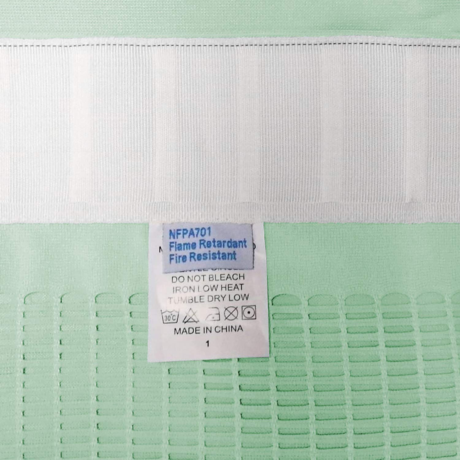 Cololeaf 10ft Wide x 8ft Tall Nickel Grommet Medical Privacy Curtain - Flexible Hospital & Clinic Room Divider for High Ceilings - Green Customizable Curved Decorative Curtain for Labs, Patient Rooms & Healthcare Facilities