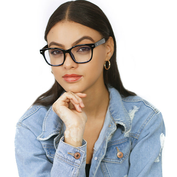Stella Prescription Black Glasses - Stylish & Comfortable Eyewear for Men & Women | Perfect for Reading, Driving & Daily Use