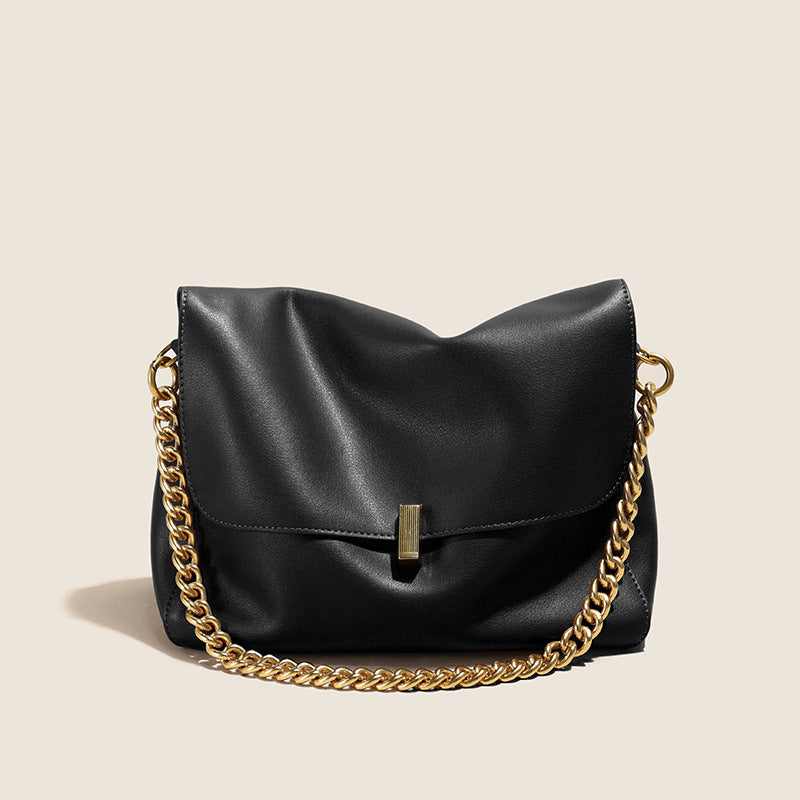 Stylish Crossbody Chain Shoulder Bag for Women - Fashionable & Lightweight Purse for Daily Use, Work, and Evening Events