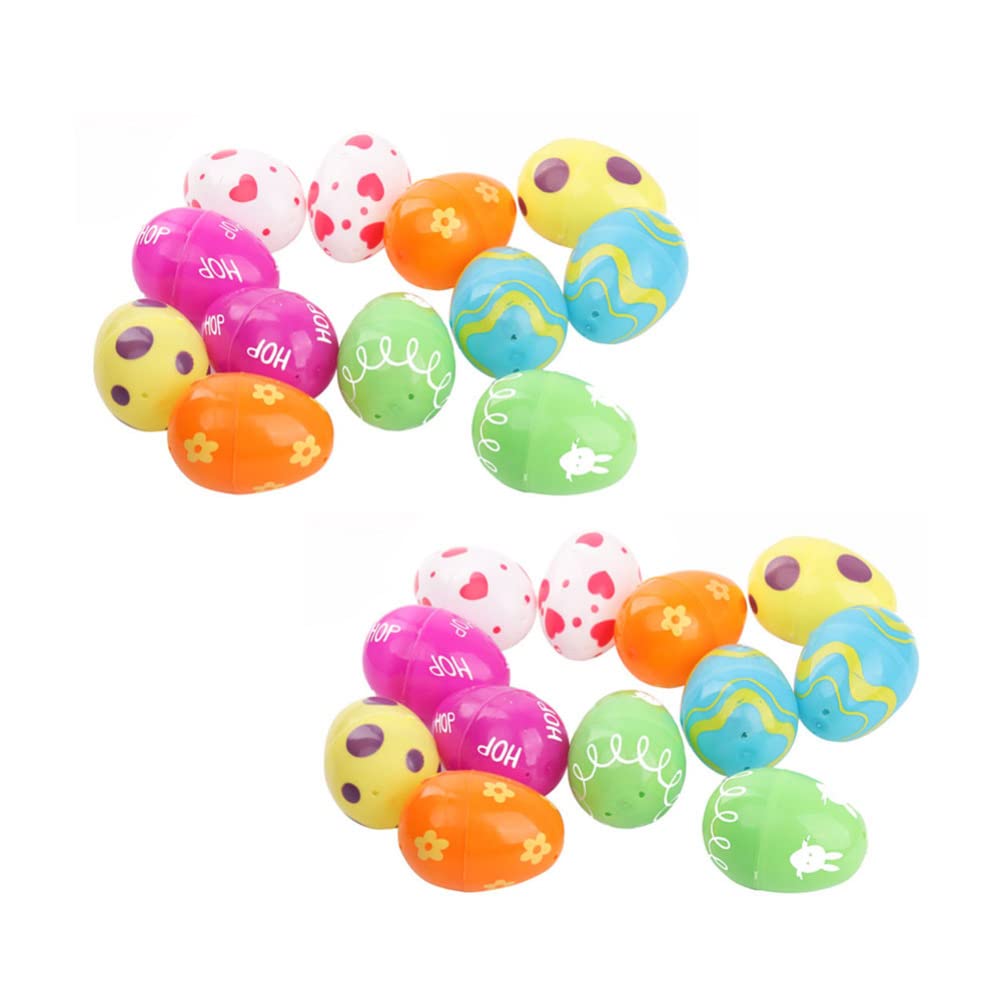 24Pcs Plastic Easter Eggs Fillable - Colorful Easter Basket Stuffers for Egg Hunts, Easter Party Favors & Classroom Prizes - Perfect for Kids Easter Activities, Spring Celebrations & Holiday Decorations